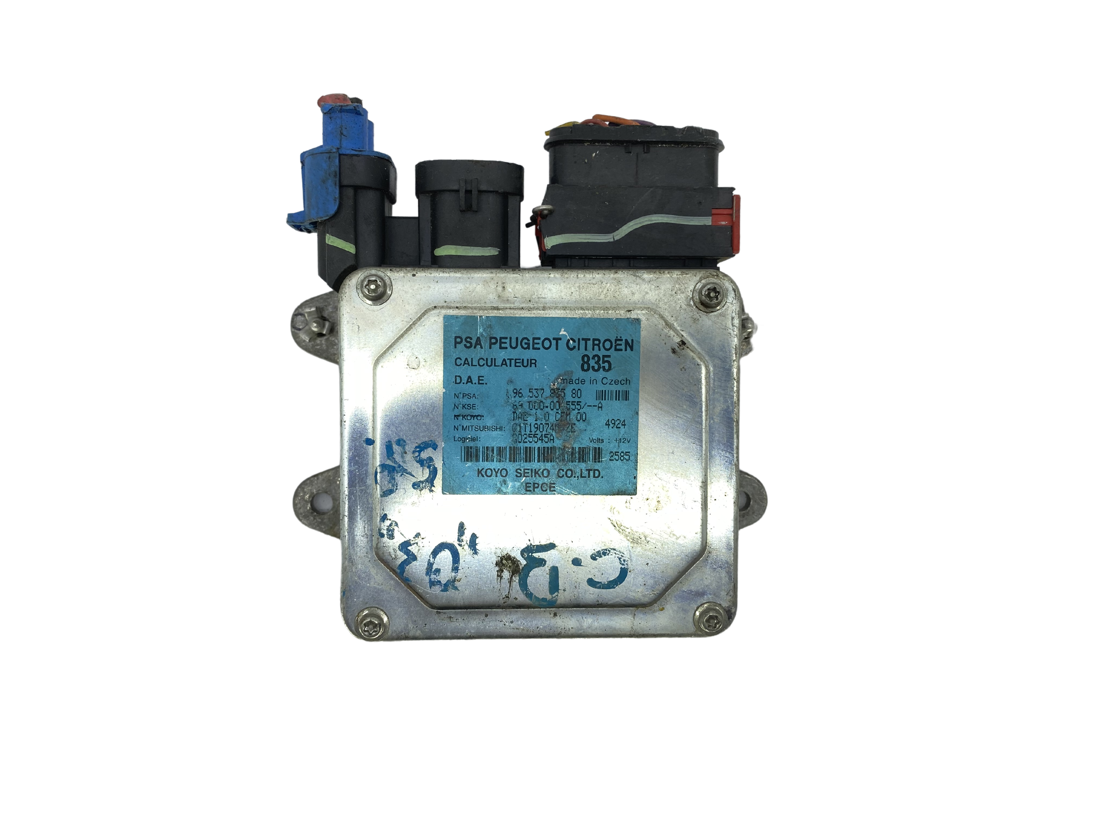 Steuergerät 9653783580 6900000555 Q1T19074M2ZE G025545A KOYO PSA 57484 main product photo