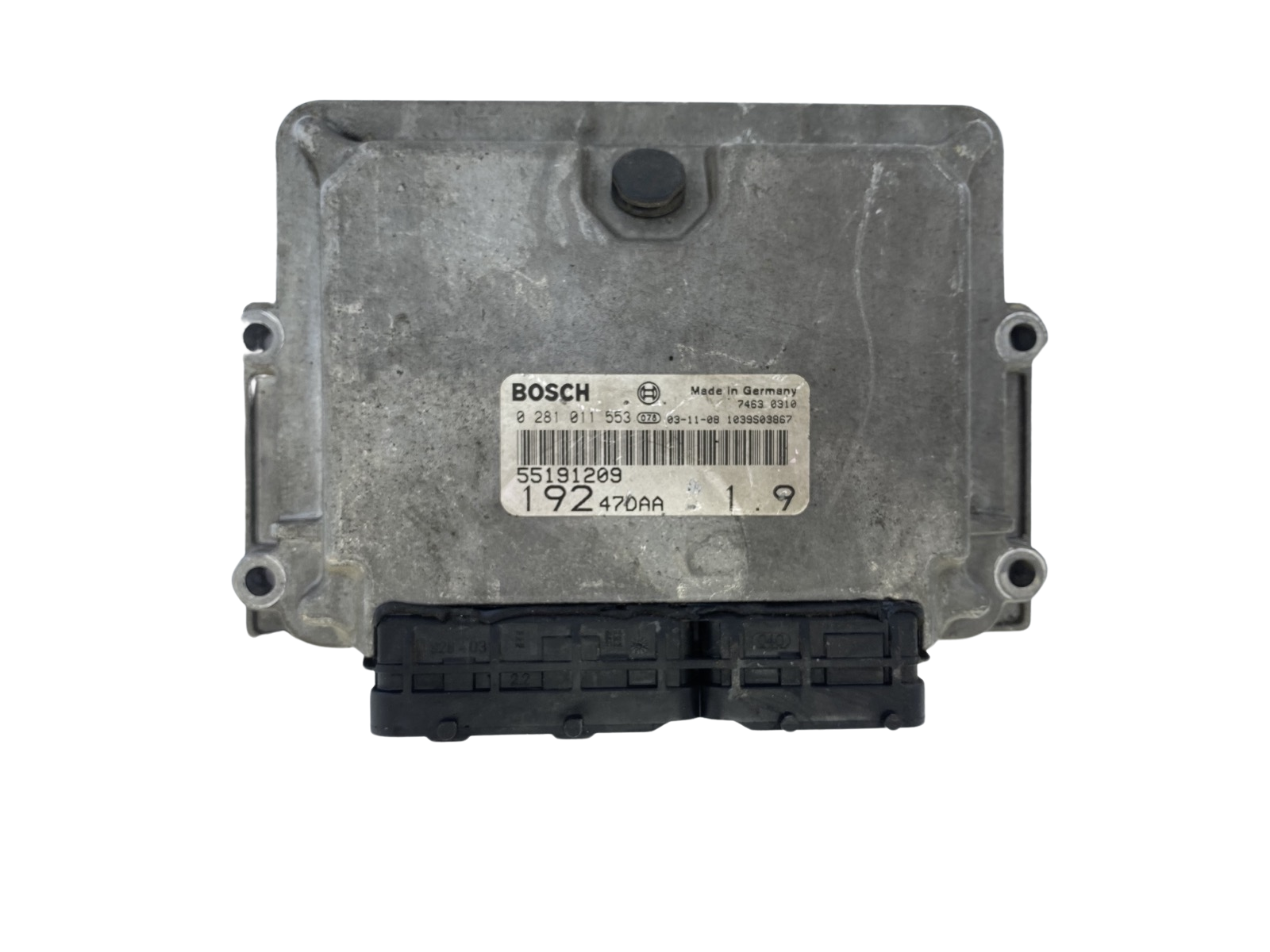 Steuergerät 55191209 0281011553 192 47DAA Fiat Bosch 53061 main product photo