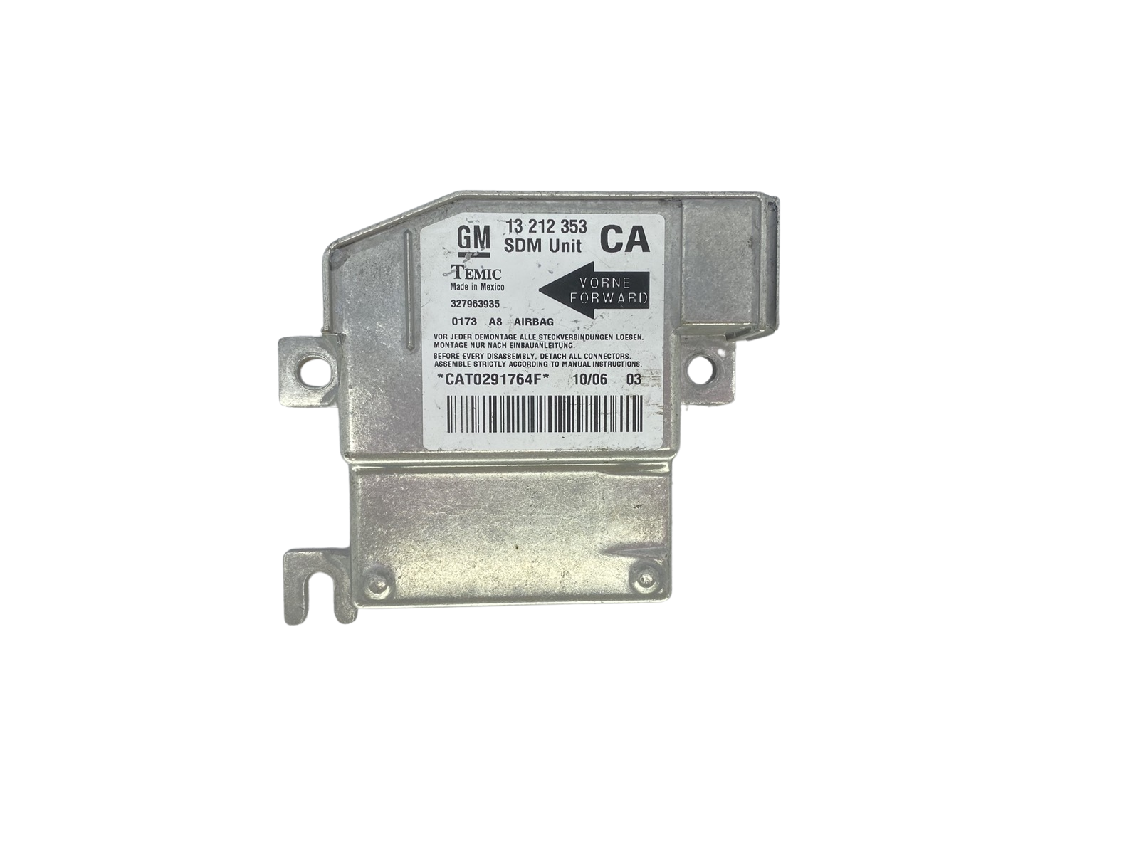 Steuergerät 24423840 327963935 Opel Temic 58422 main product photo