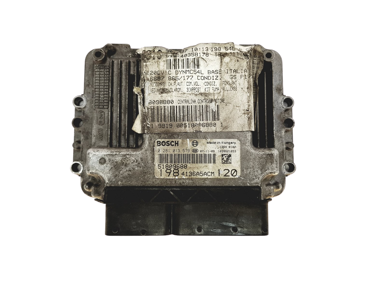 Steuergerät 51809688 0281013579 Fiat Bosch 27674 main product photo