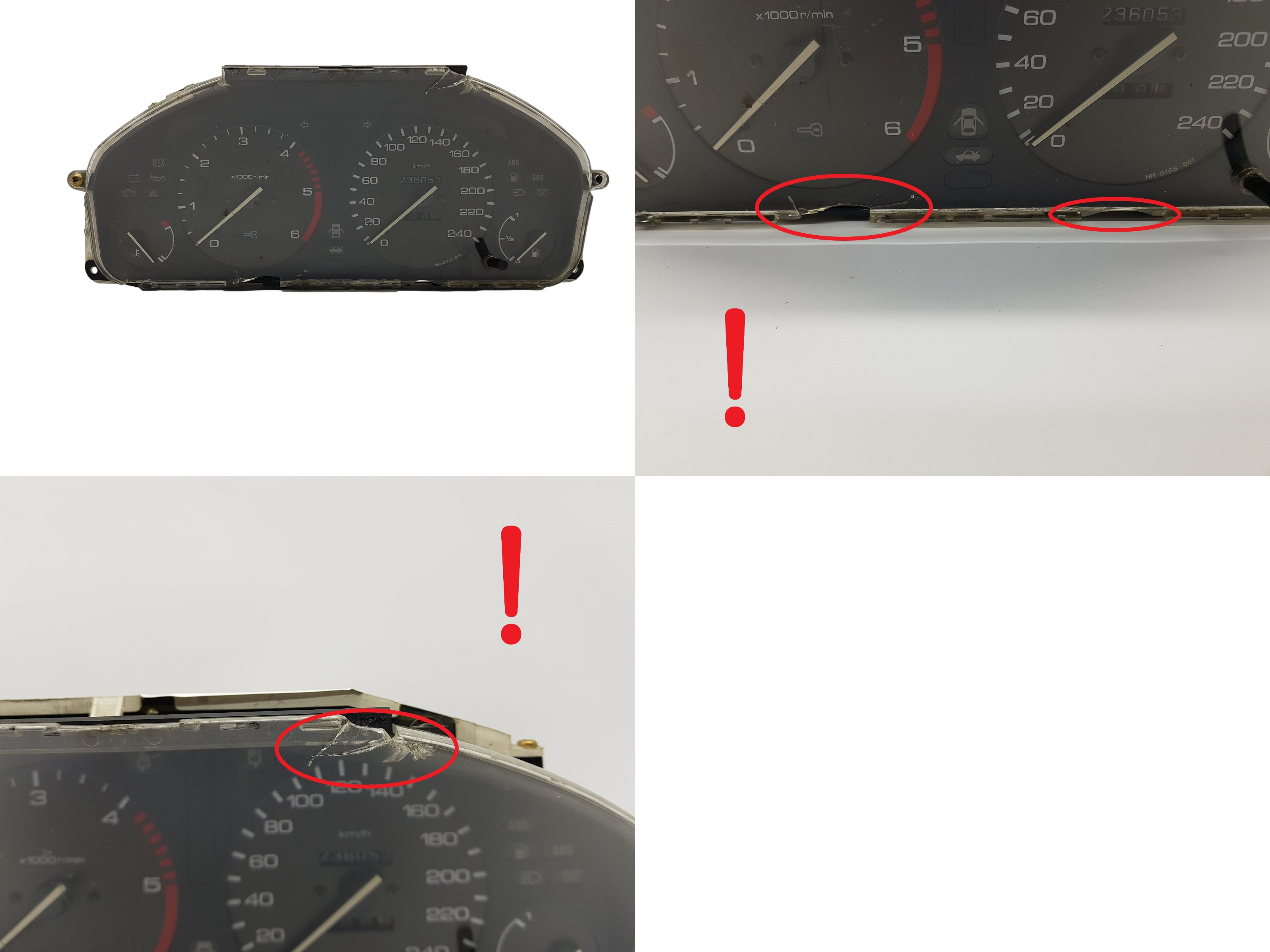 Tacho Kombiinstrument Honda Accord HR0166103 2461 main product photo
