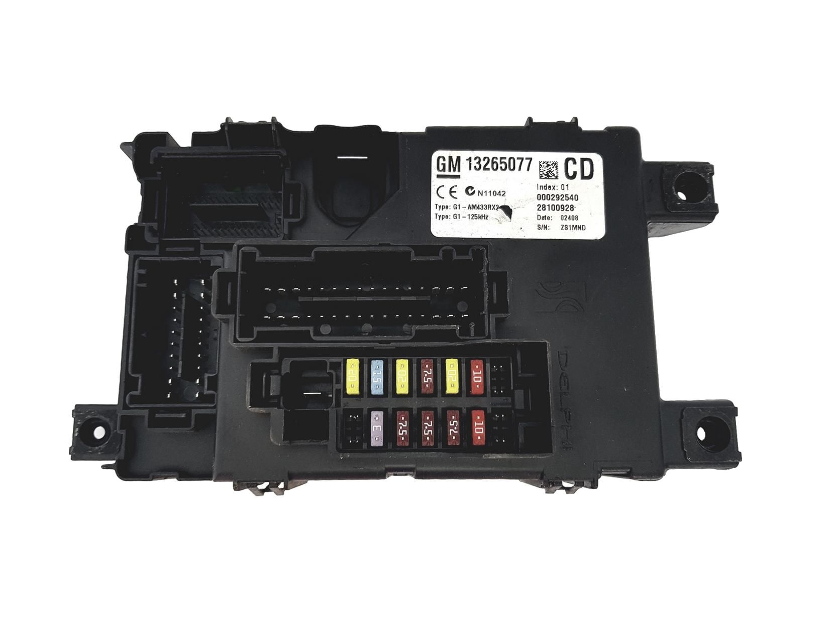 Steuergerät 13265077 000292540 28100928 Opel GM main product photo
