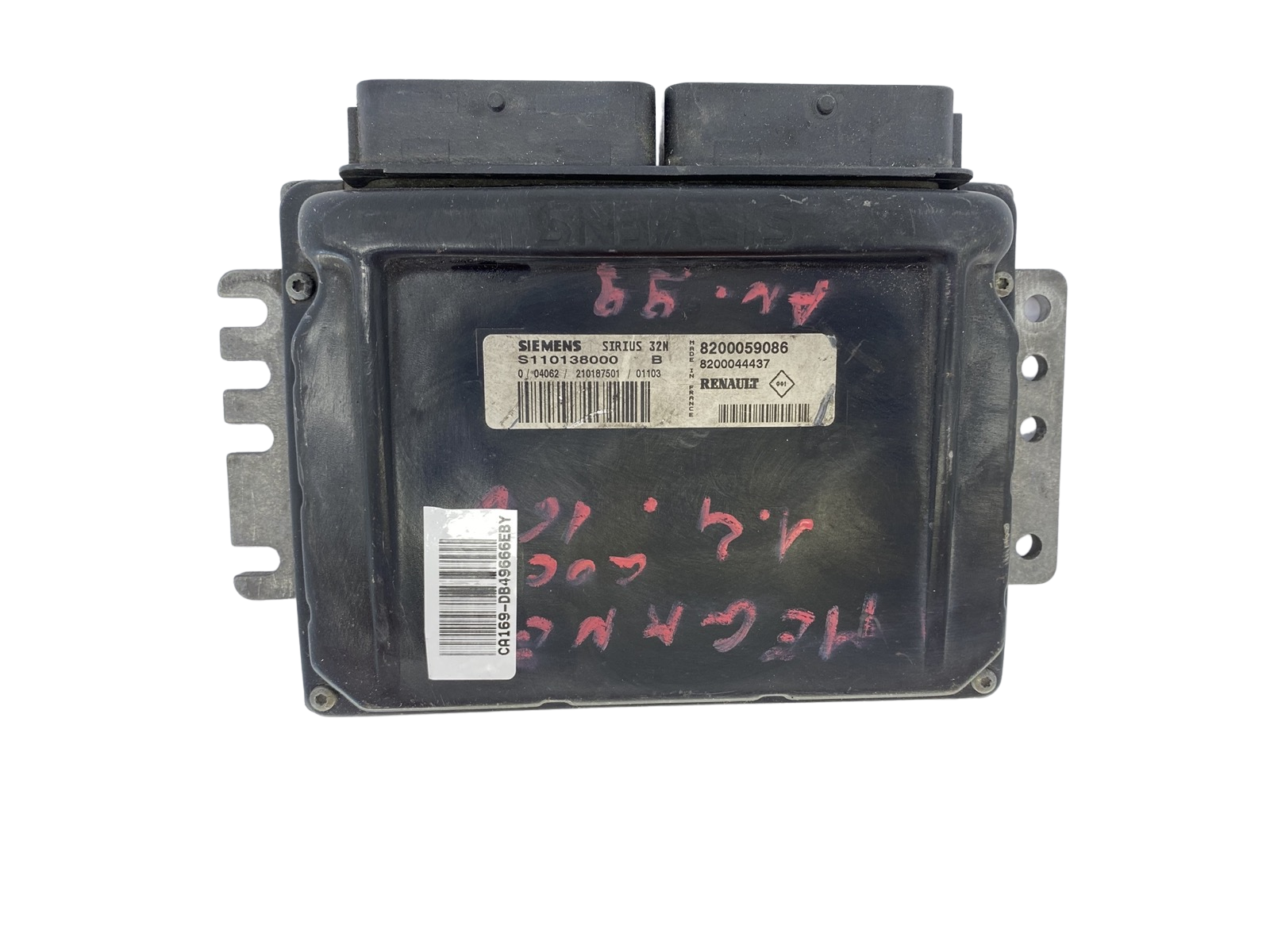 Steuergerät S110138000B 8200059086 8200044437 Renault Siemens 49666 main product photo