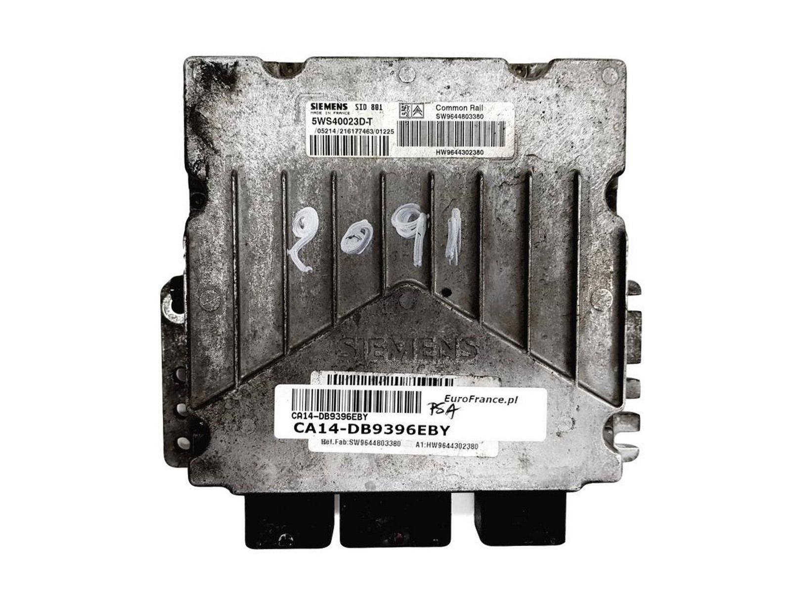 Steuergerät 5WS40023D-T SID801 9644803380 96443022380 PSA main product photo