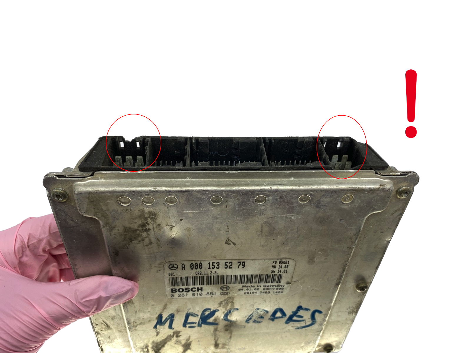 Steuergerät A0001535279 0281010851 Mercedes Bosch 56228 main product photo