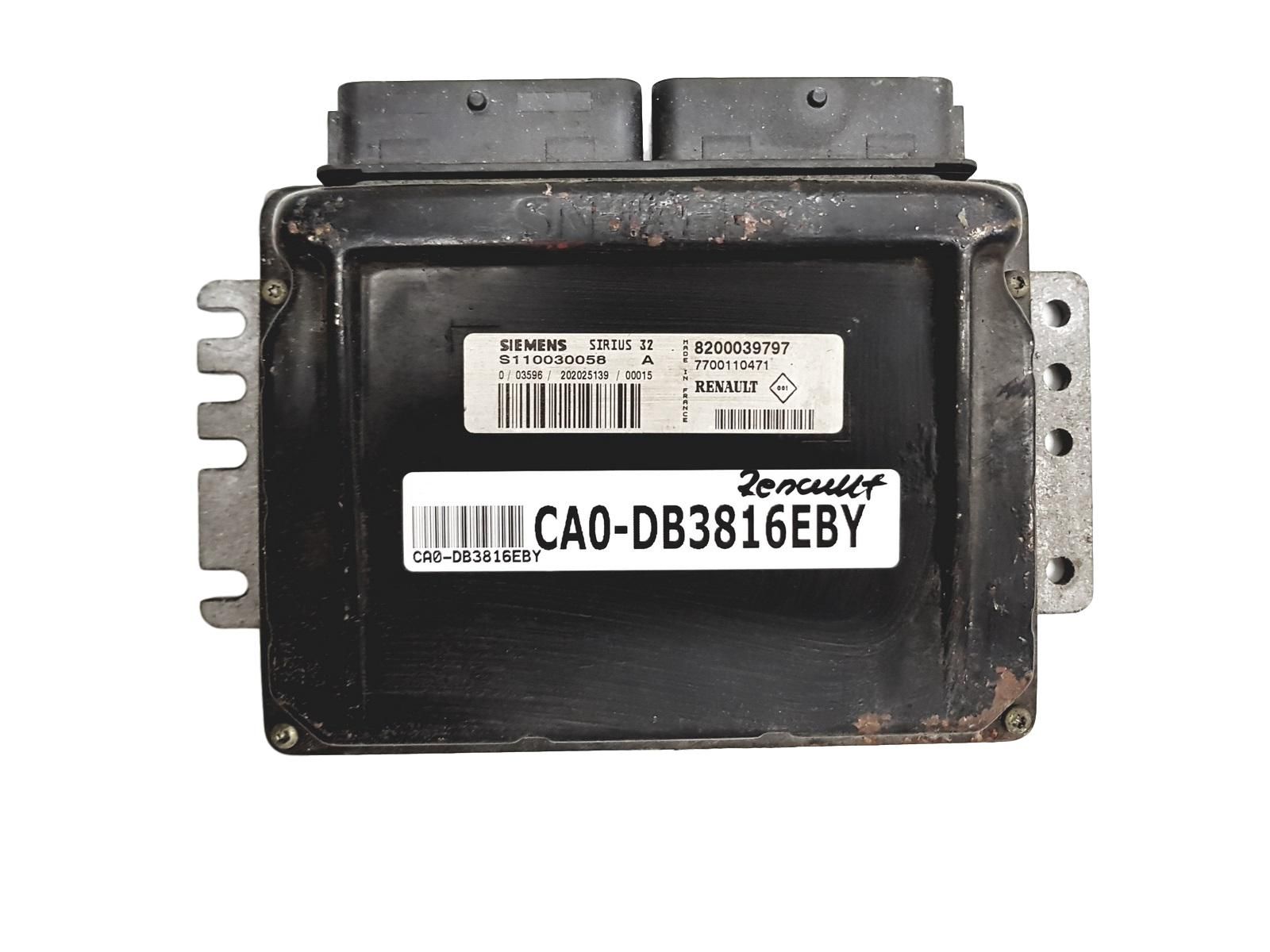 Steuergerät S110030058A 8200039797 7700110471 Renault Siemens 3816 main product photo