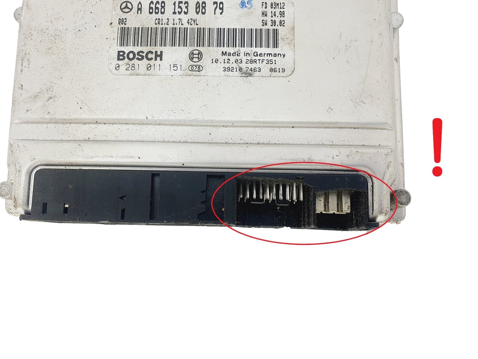 Steuergerät A6681530879 0281011151 Mercedes Bosch 47114 main product photo