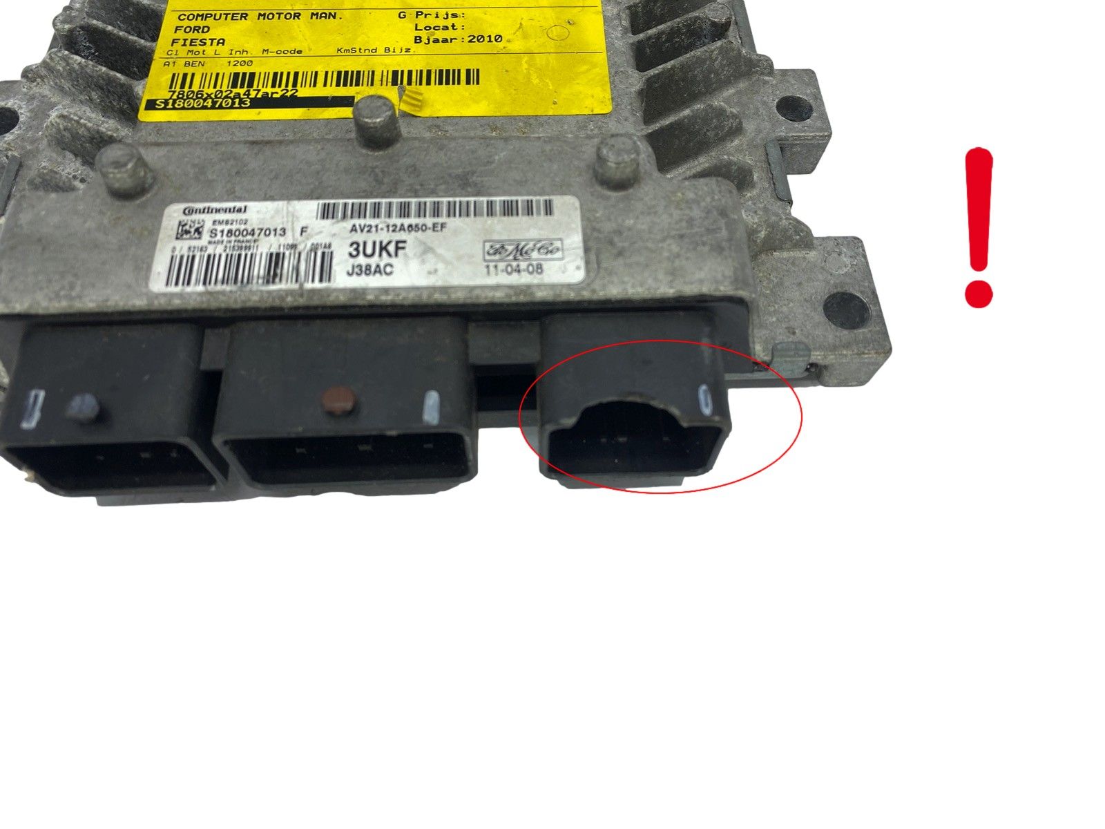 Steuergerät S180047013F AV21-12A650-EF Ford Continental 57454 main product photo