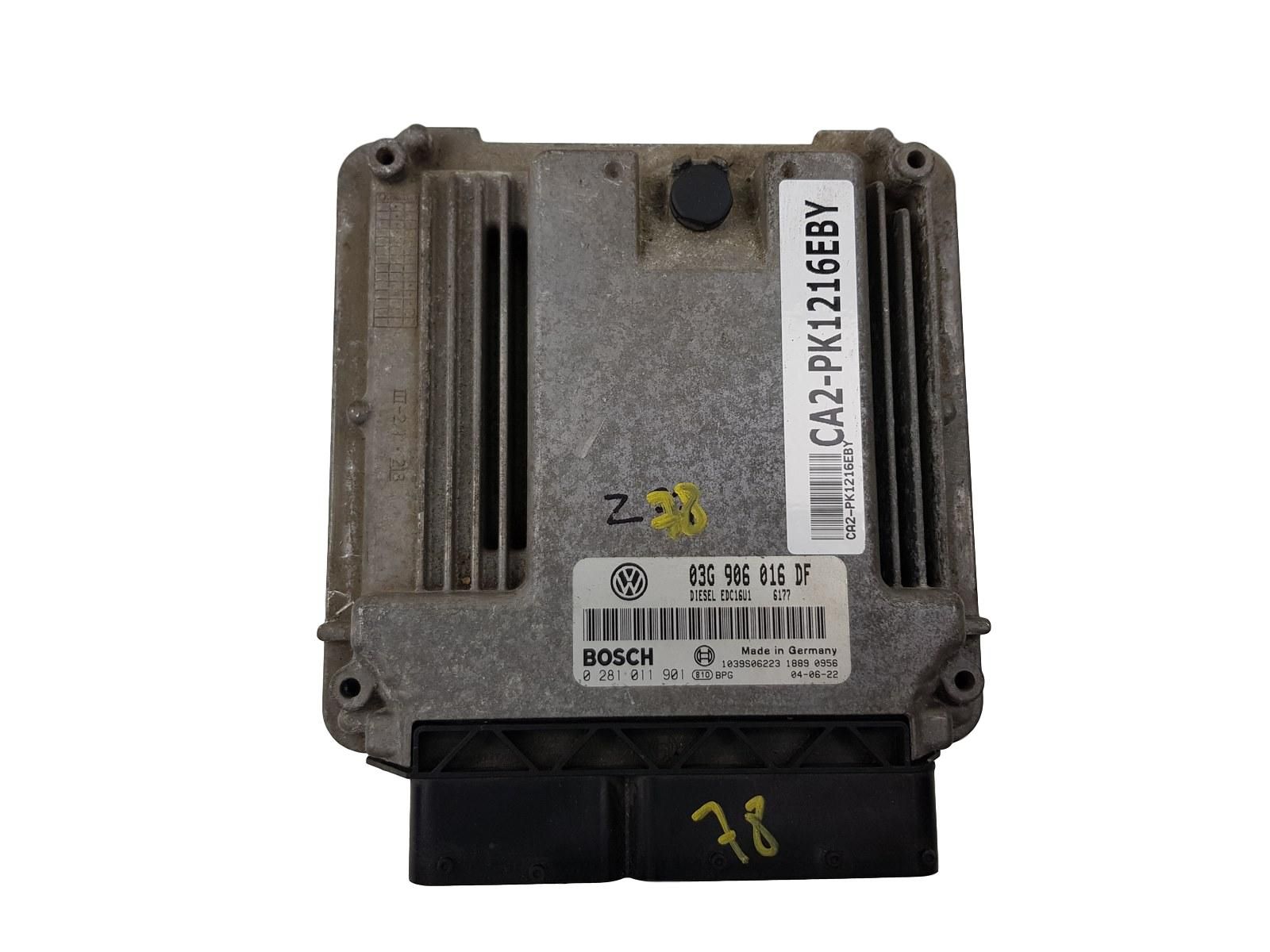 Motorsteuerung 03G906016DF 0281011901 VW 1216 main product photo