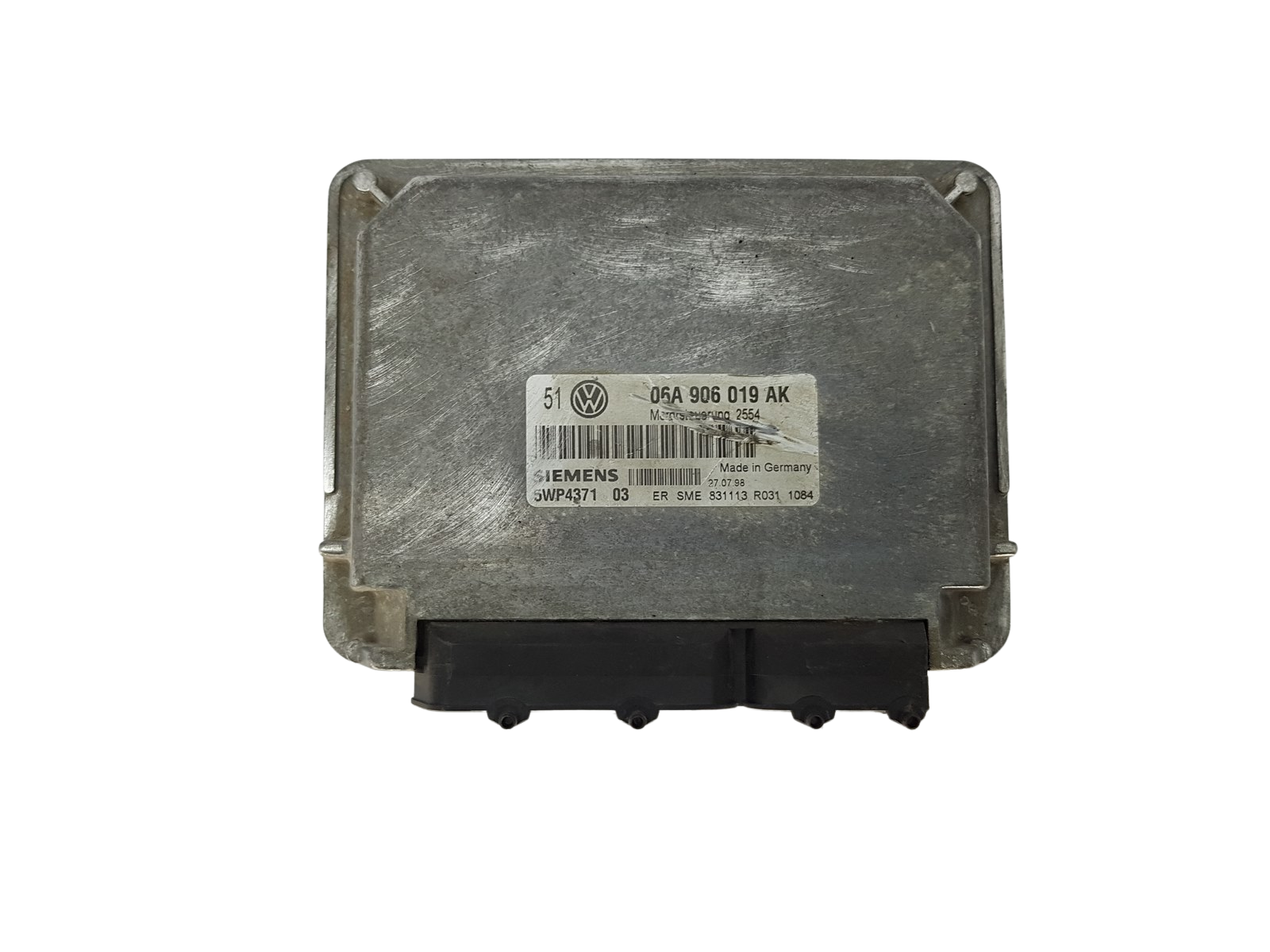Steuergerät VW 06A906019AK 5WP4371 03 Siemens 17045 main product photo