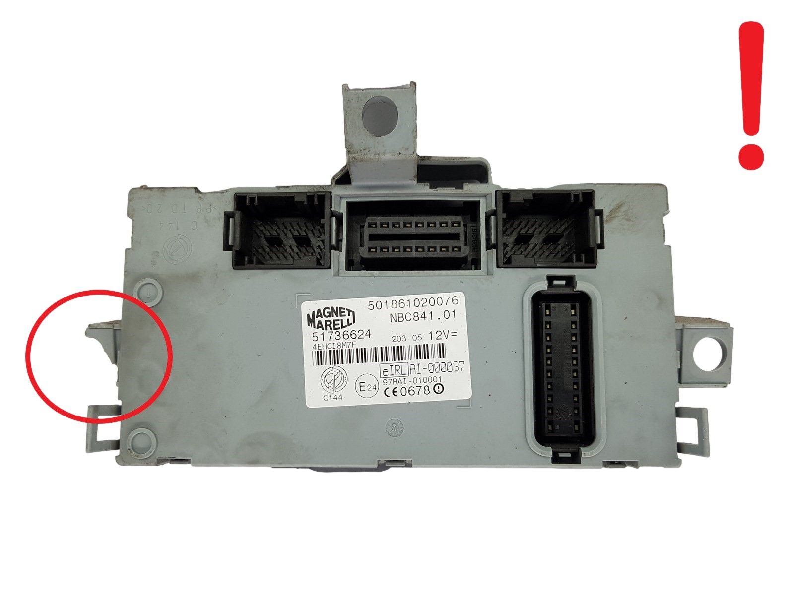 Steuergerät BSI Lancia 51736624 501861020076 NBC841.01 Magneti Marelli main product photo