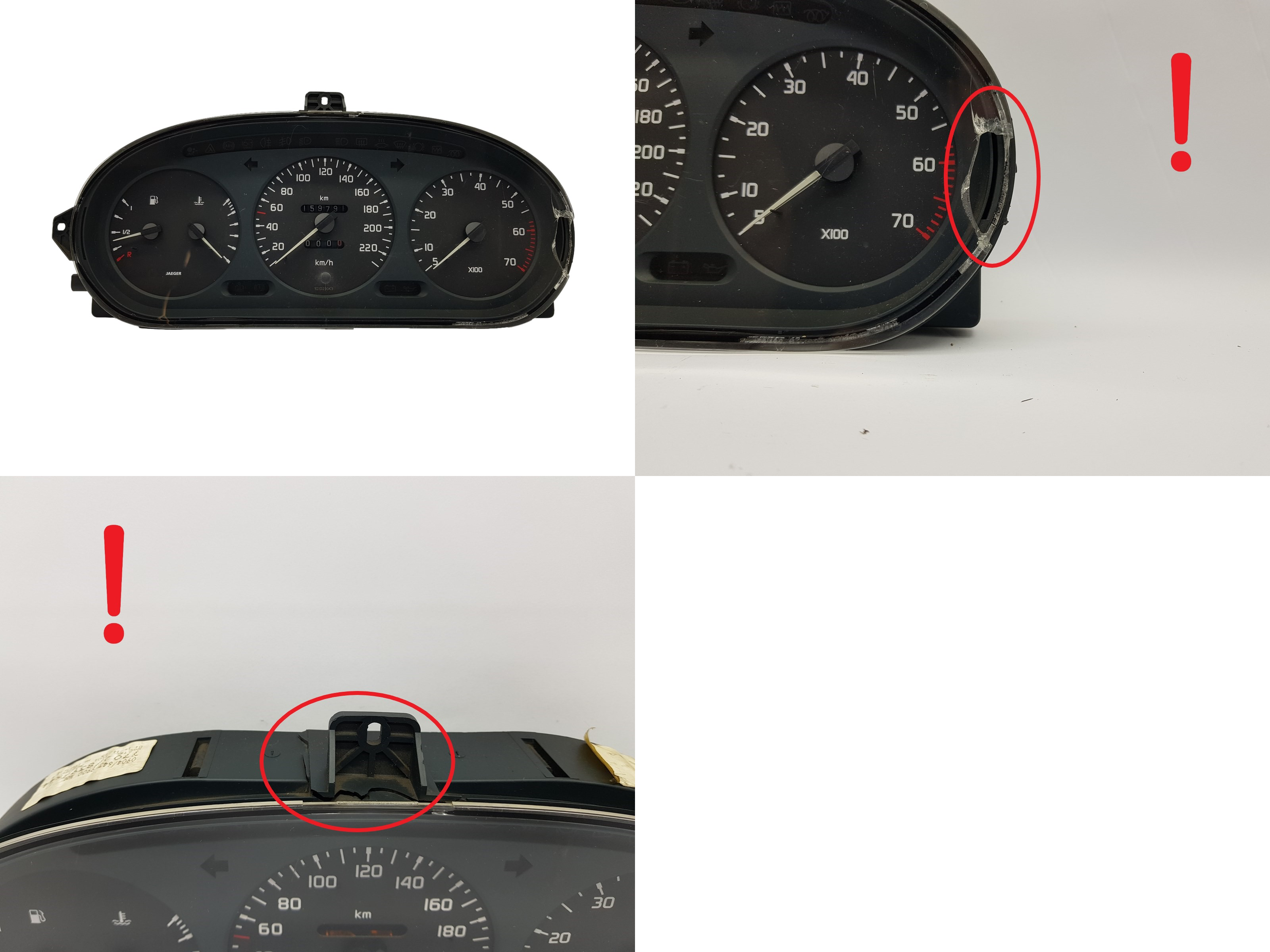 Tacho Kombiinstrument Renault Megane 1 Scenic 1 7700839644 3123 main product photo