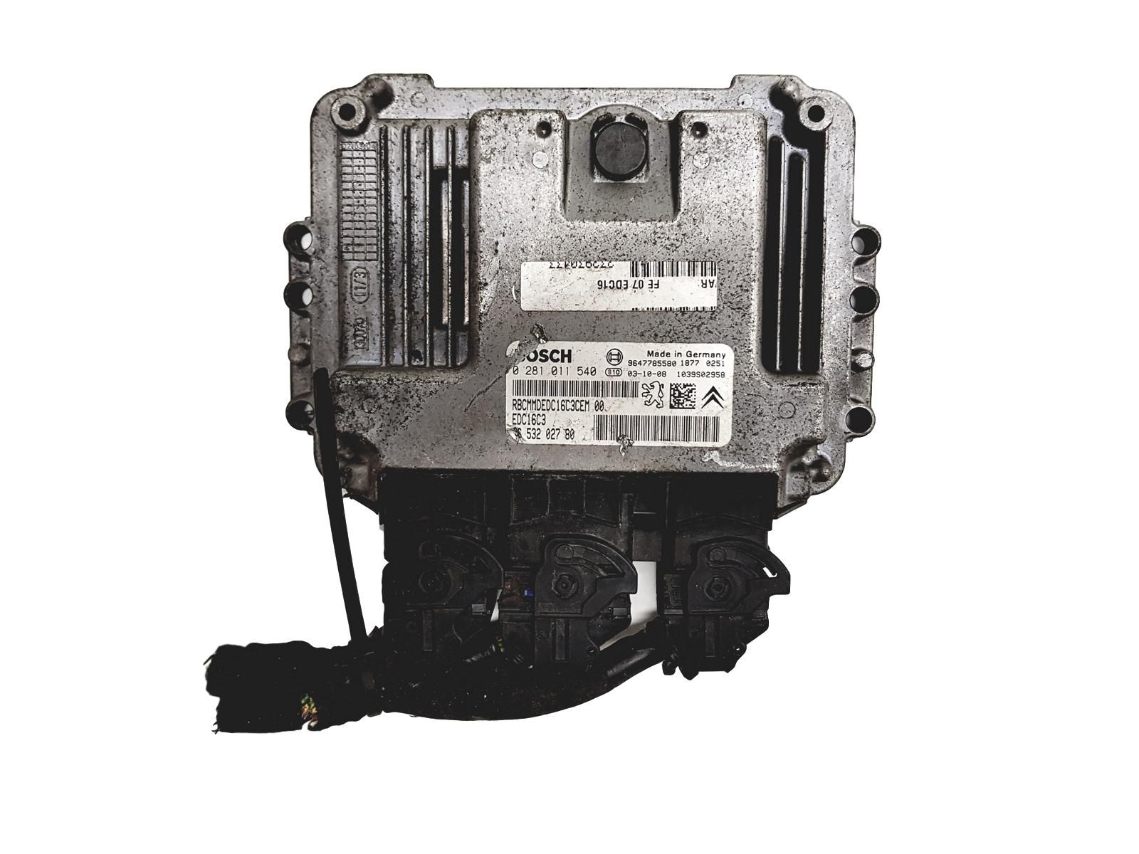 Steuergerät 0281011540 9653202780 9647785580 PSA Bosch 3091 main product photo