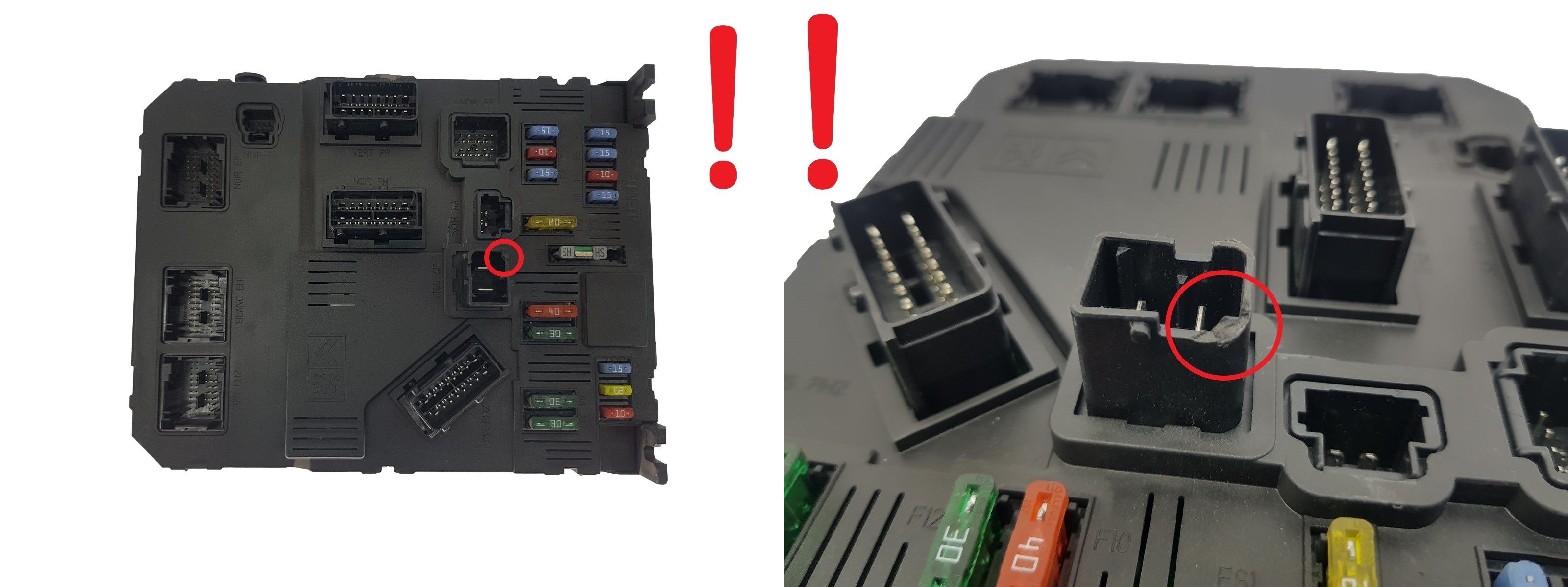 Steuergerät BSI E02-00 9653667680 S118085220E PSA Siemens 2021 main product photo