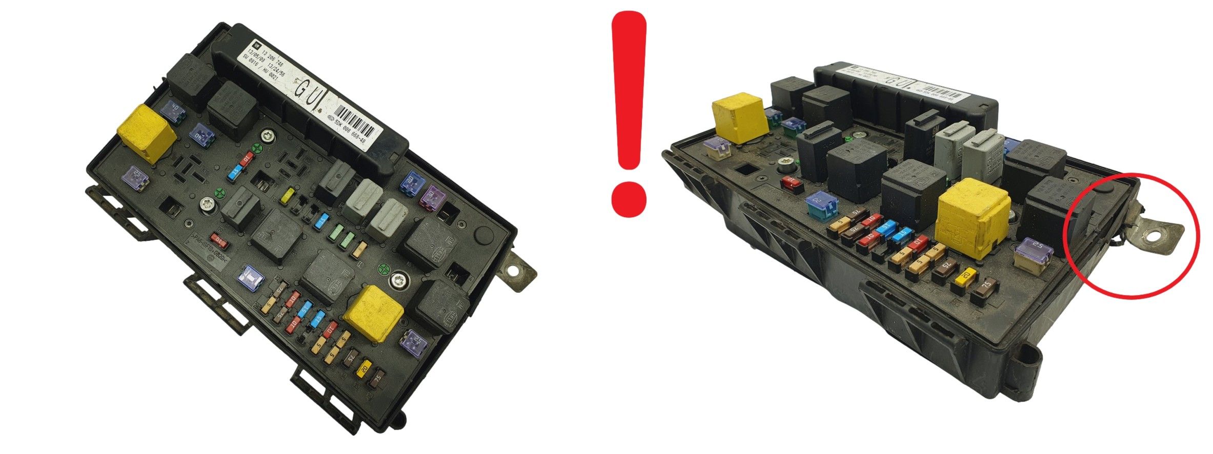 Sicherungskasten Relaiskasten Opel 13206748 5DK008668-48 GM Hella 68830 main product photo
