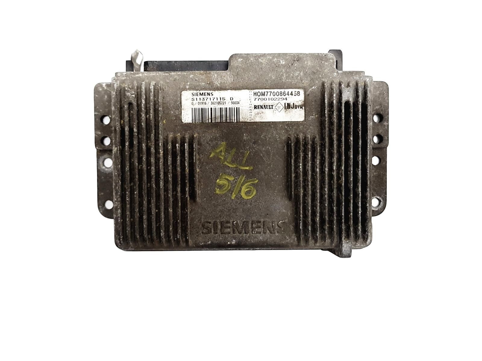 Steuergerät 7700102294 7700864458 S113717115D Renault Siemens 4553 main product photo