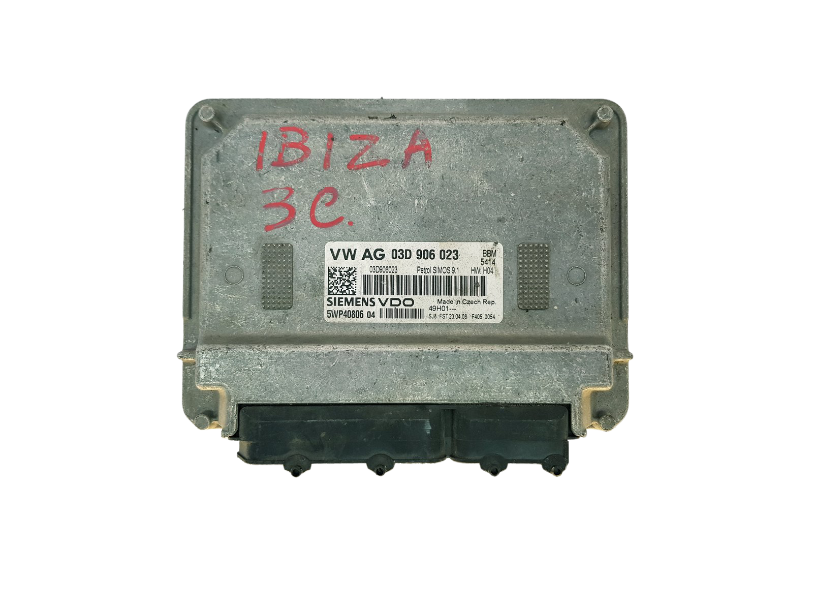 Steuergerät 03D906023 5WP40806 04 VW SEAT SKODA Siemens 32945 main product photo