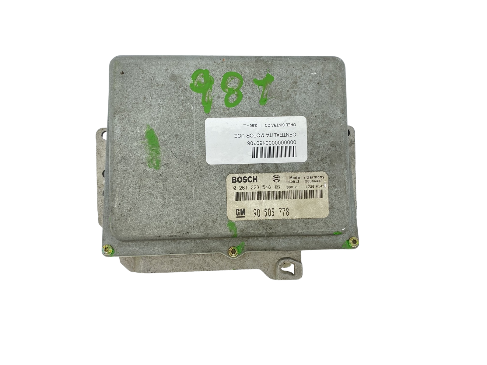 Steuergerät 90505778 0261203548 Opel Bosch 60214 main product photo
