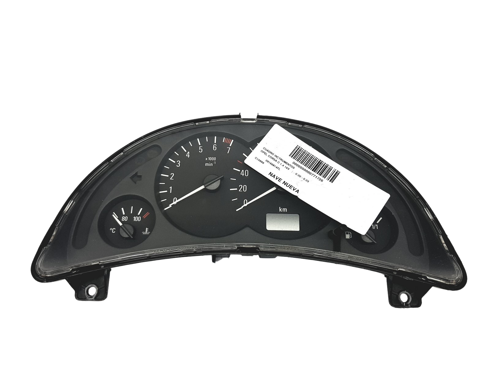 Tacho Kombiinstrument Opel Corsa C 09166814FL 110008988009 57437 main product photo
