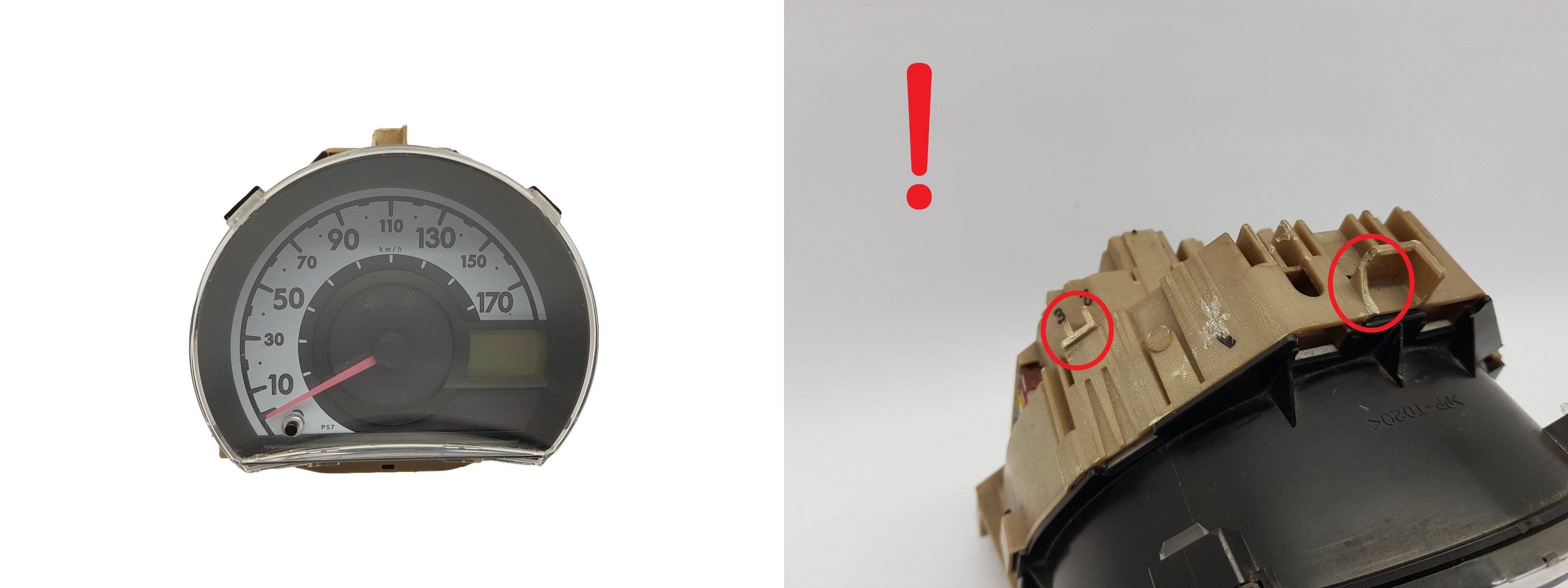 Tacho Kombiinstrument Aygo C1 107 83800-0H151-A Toyota PSA 3136 main product photo