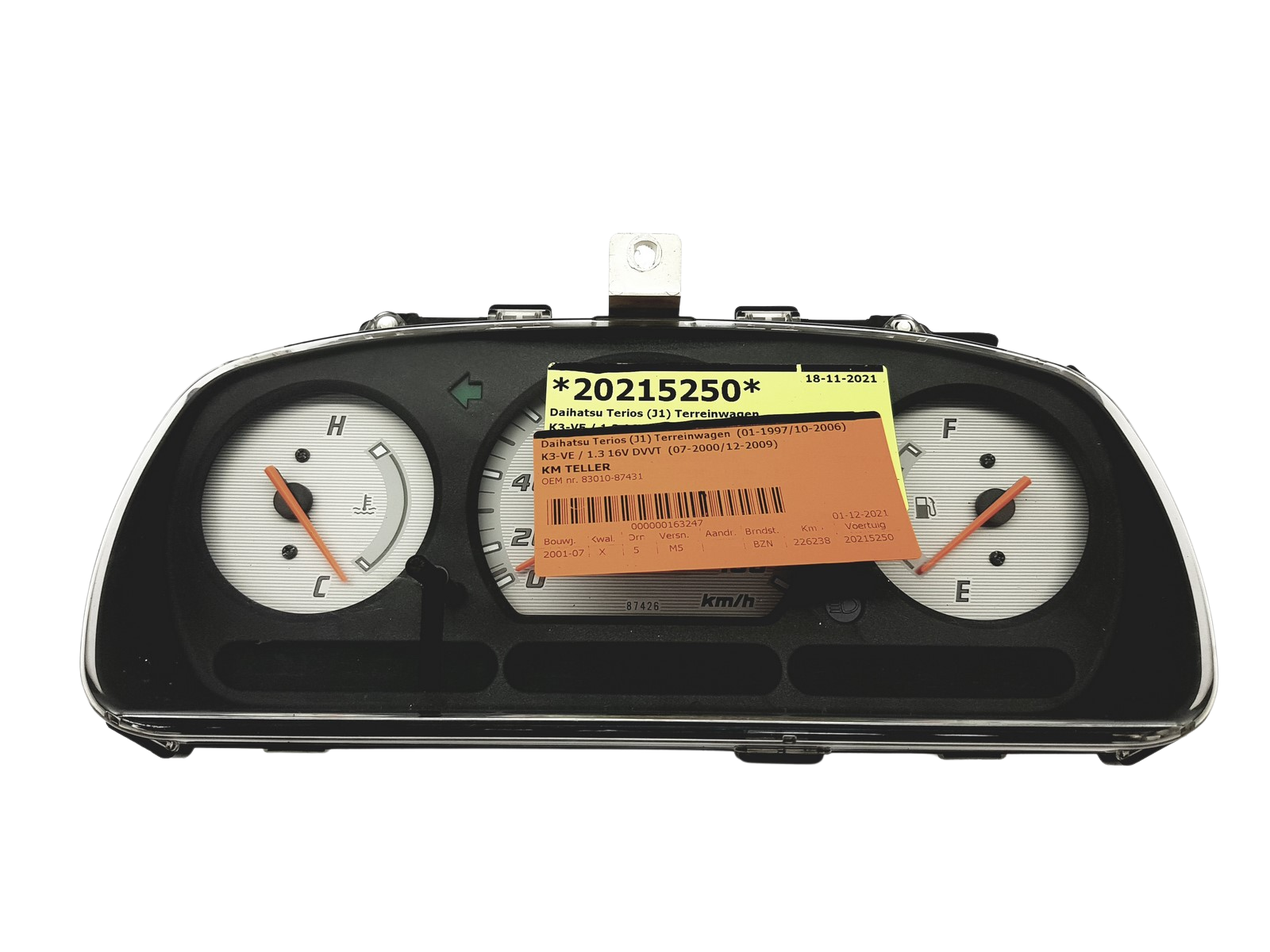 Tacho Kombiinstrument Daihatsu Terios 83010-87431 52531 main product photo