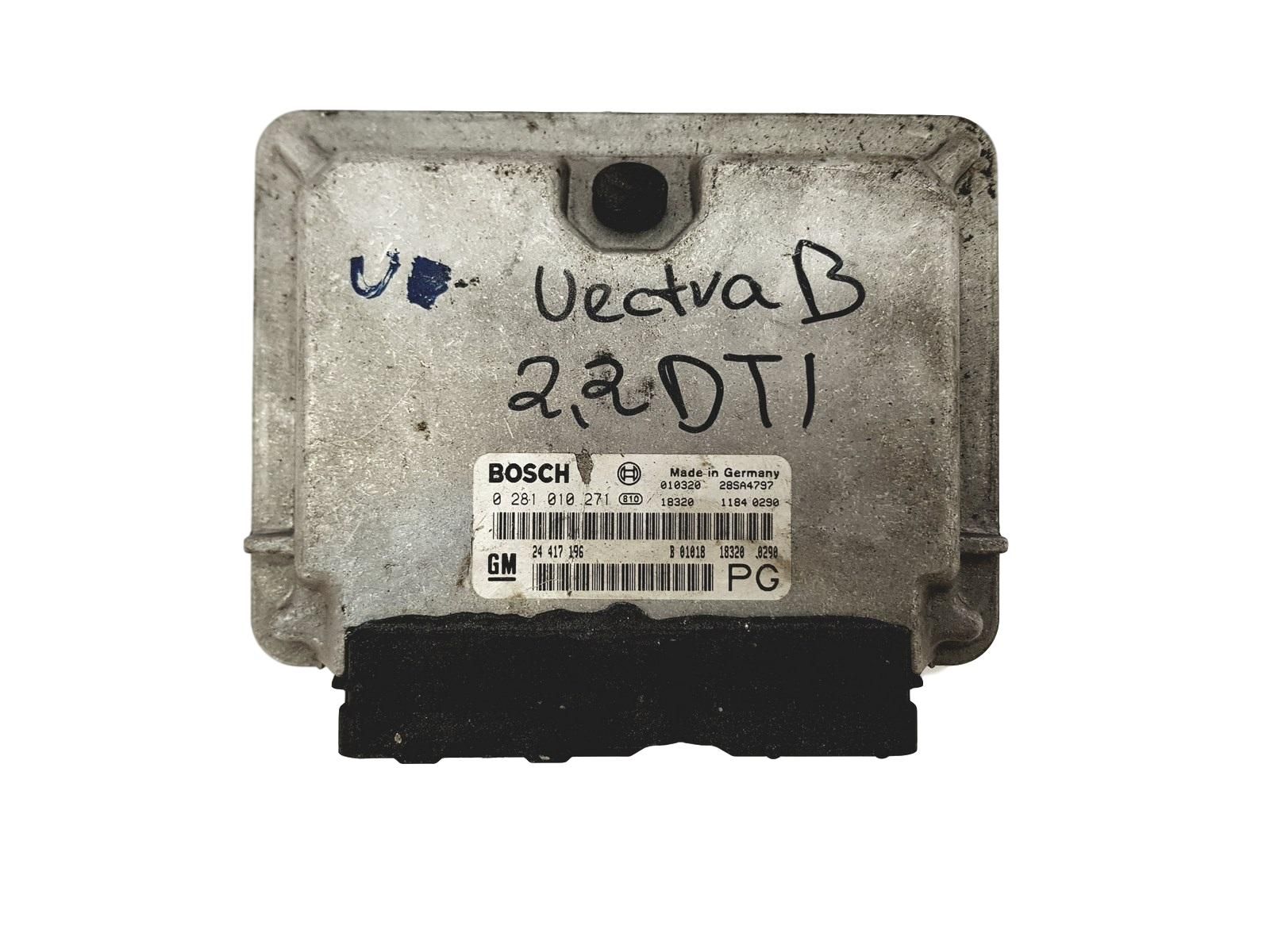 Steuergerät 0281010271 24417196 PG Opel Bosch 13202 main product photo