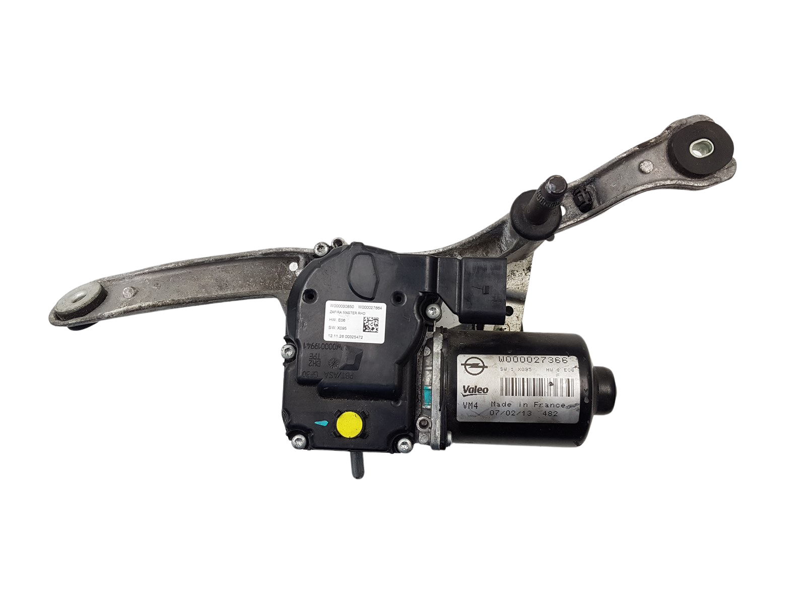 Scheibenwischermotor Rechts Vauxhall Zafira C W000027366 W000030850 RHD main product photo
