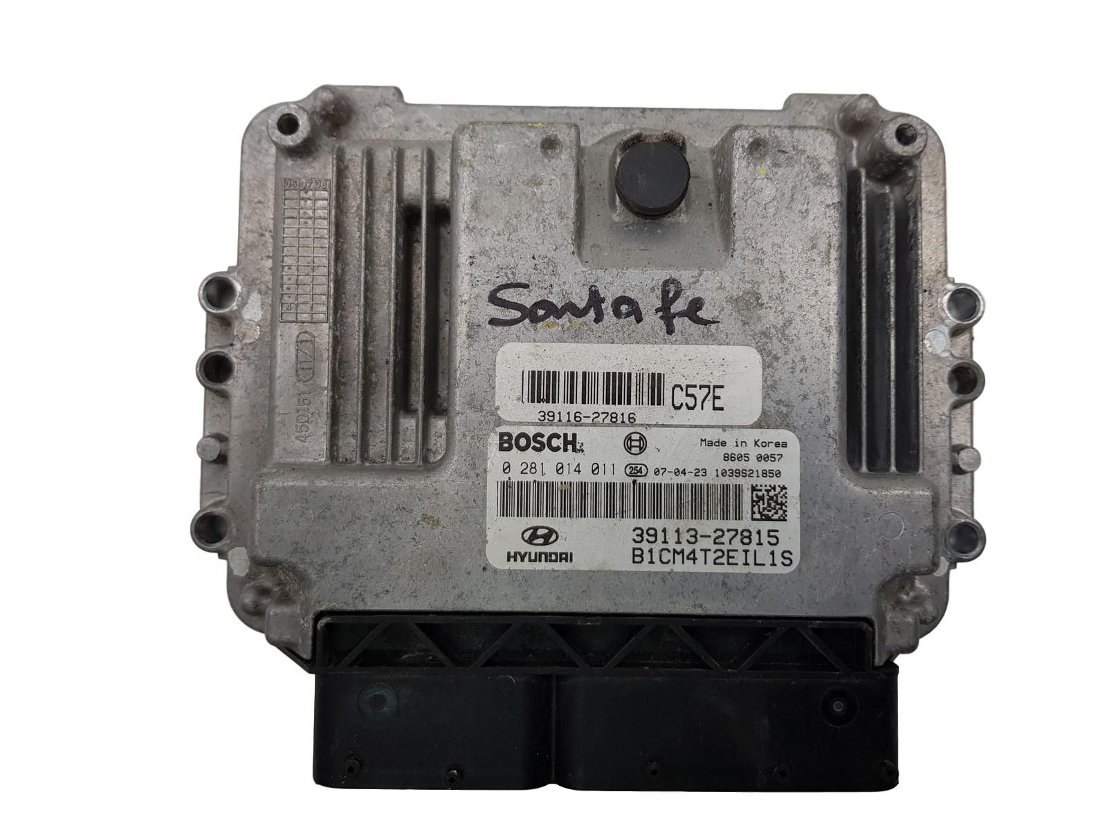Motorsteuerung 39113-27815 0281014011 Hyundai Bosch main product photo