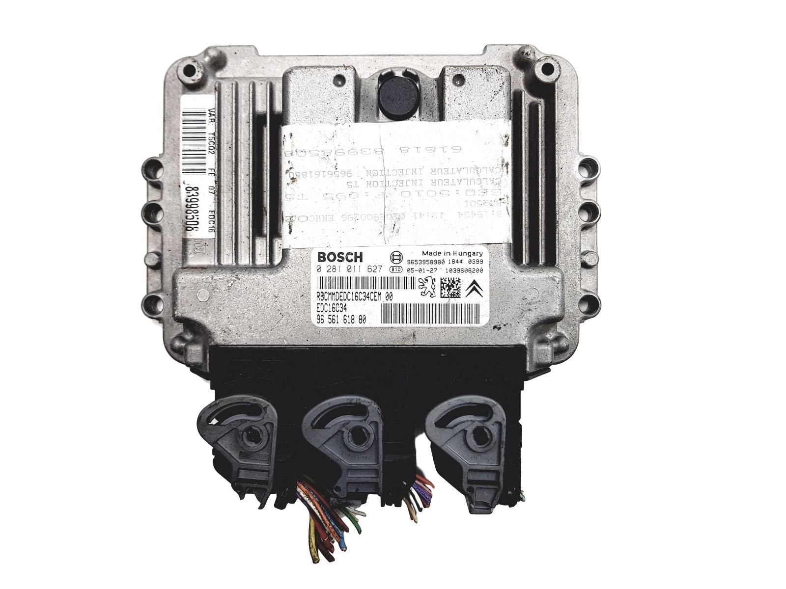 Steuergerät 0281011627 9656161880 9653958980 PSA Bosch 3018 main product photo