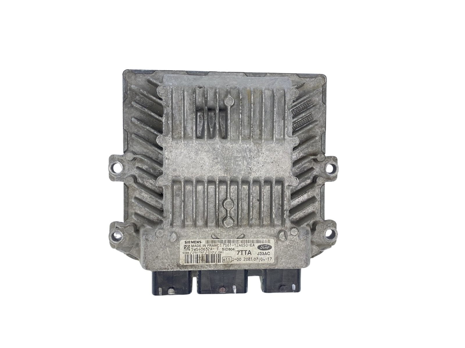 Steuergerät 7S61-12A650-EA 5WS40632A-T SID804 7TTA Ford Siemens 62143 main product photo