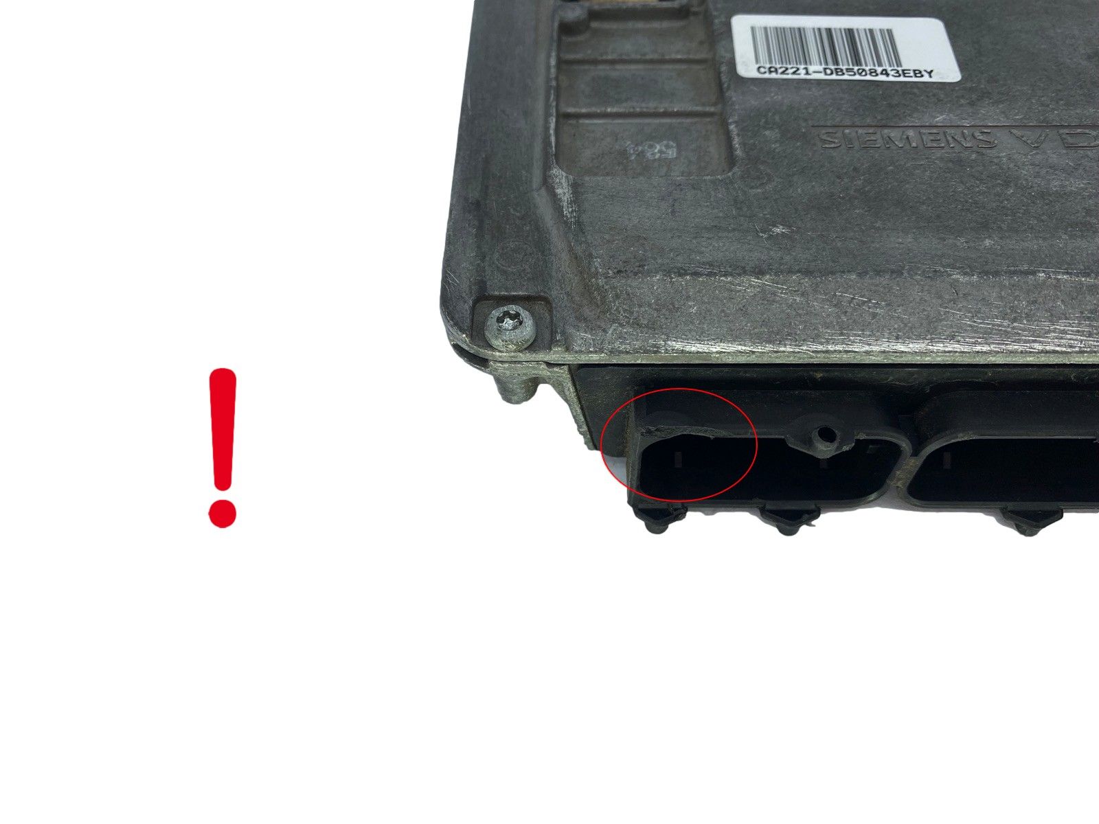 Steuergerät 03E906023D 5WP40510 04 VW SKODA Siemens 50843 main product photo