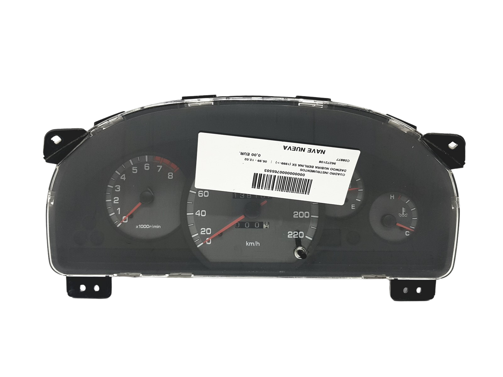 Tacho Kombiinstrument Daewoo Nubira 96272108 57540 main product photo