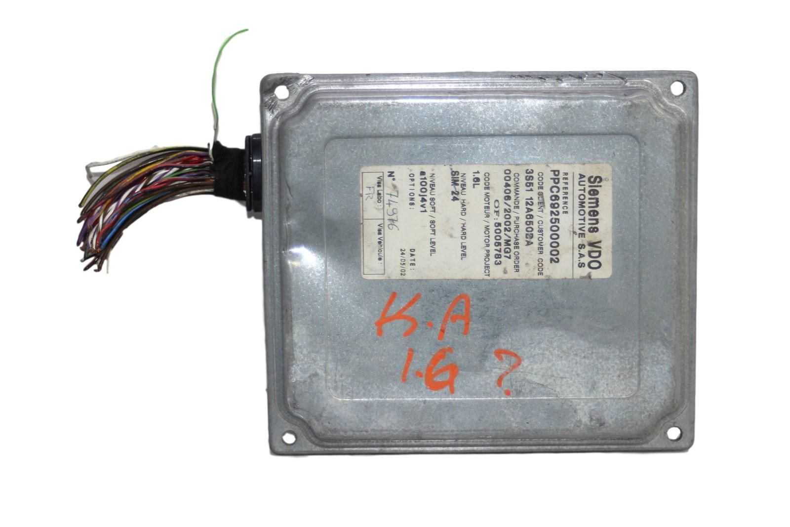 Motorsteuerung 3S51 12A650 BA PPC692500002 Ford main product photo