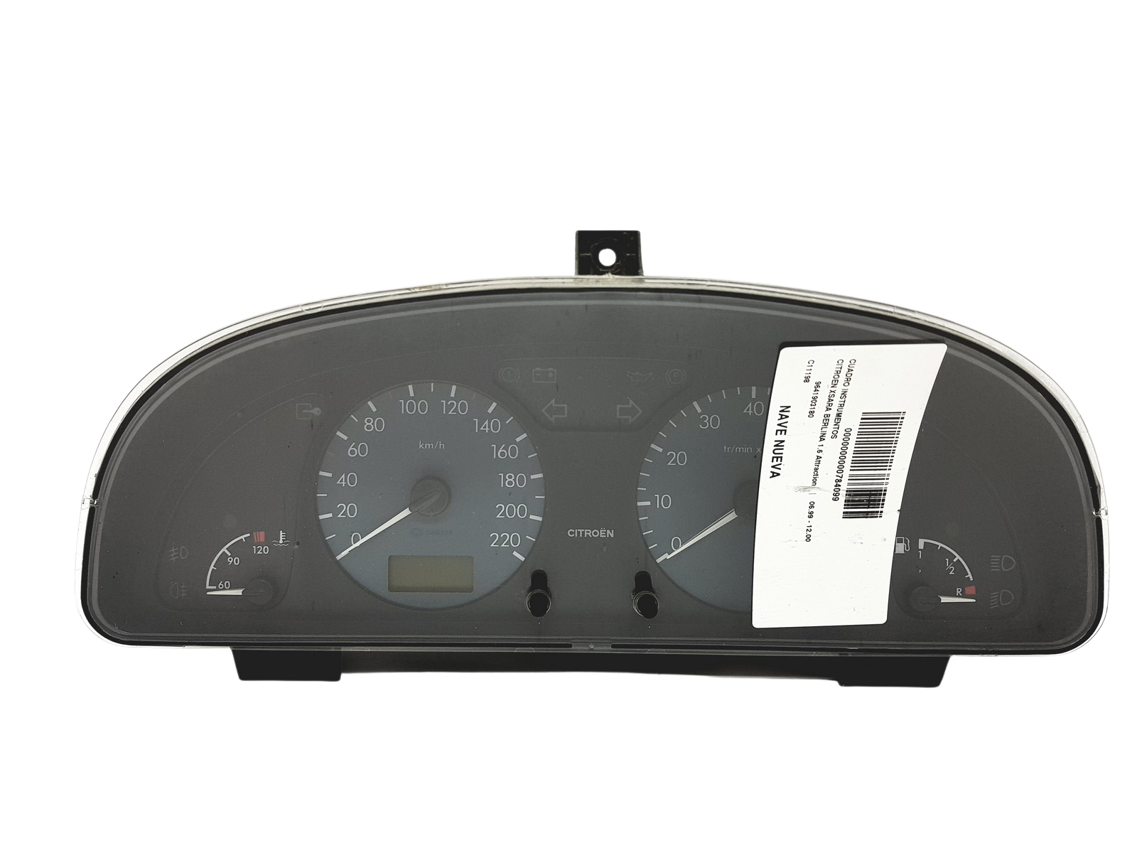Tacho Kombiinstrument Citroen Xsara 9641903180 C 00 51235 main product photo