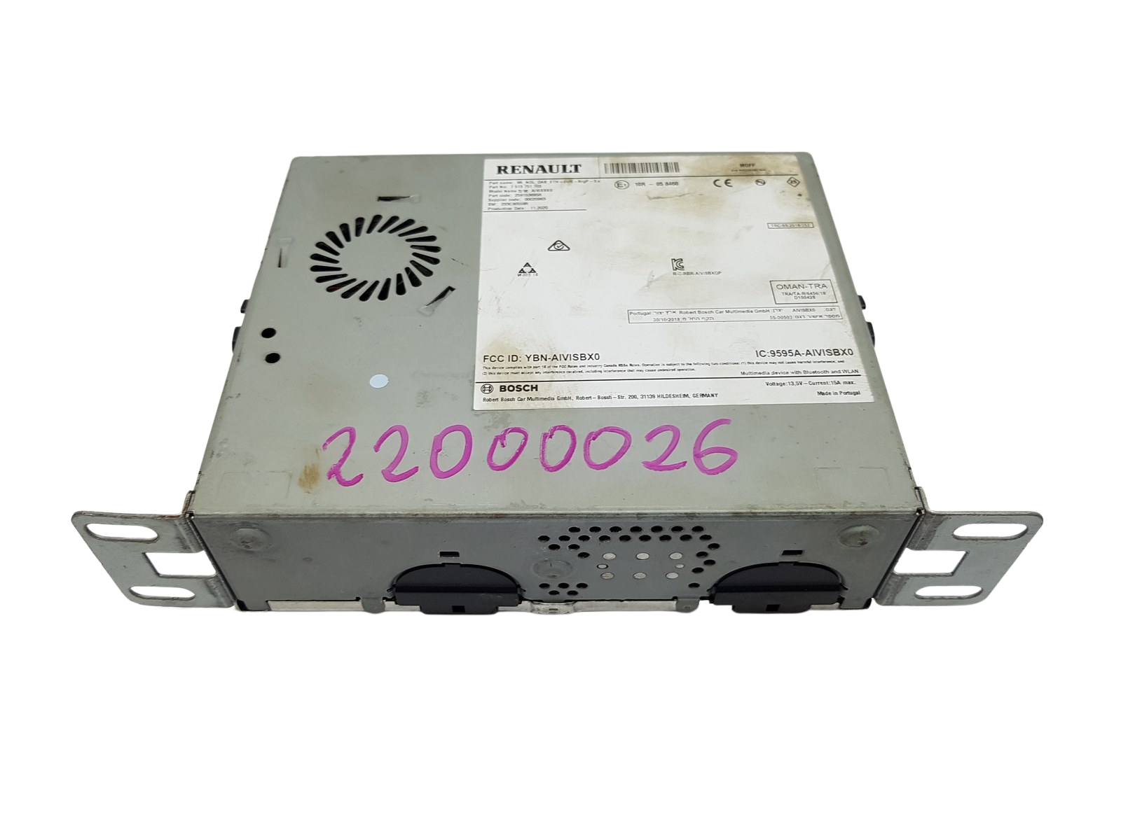 Navigationssystem Radio Renault 259153695R 283C30559R 7513751703 main product photo