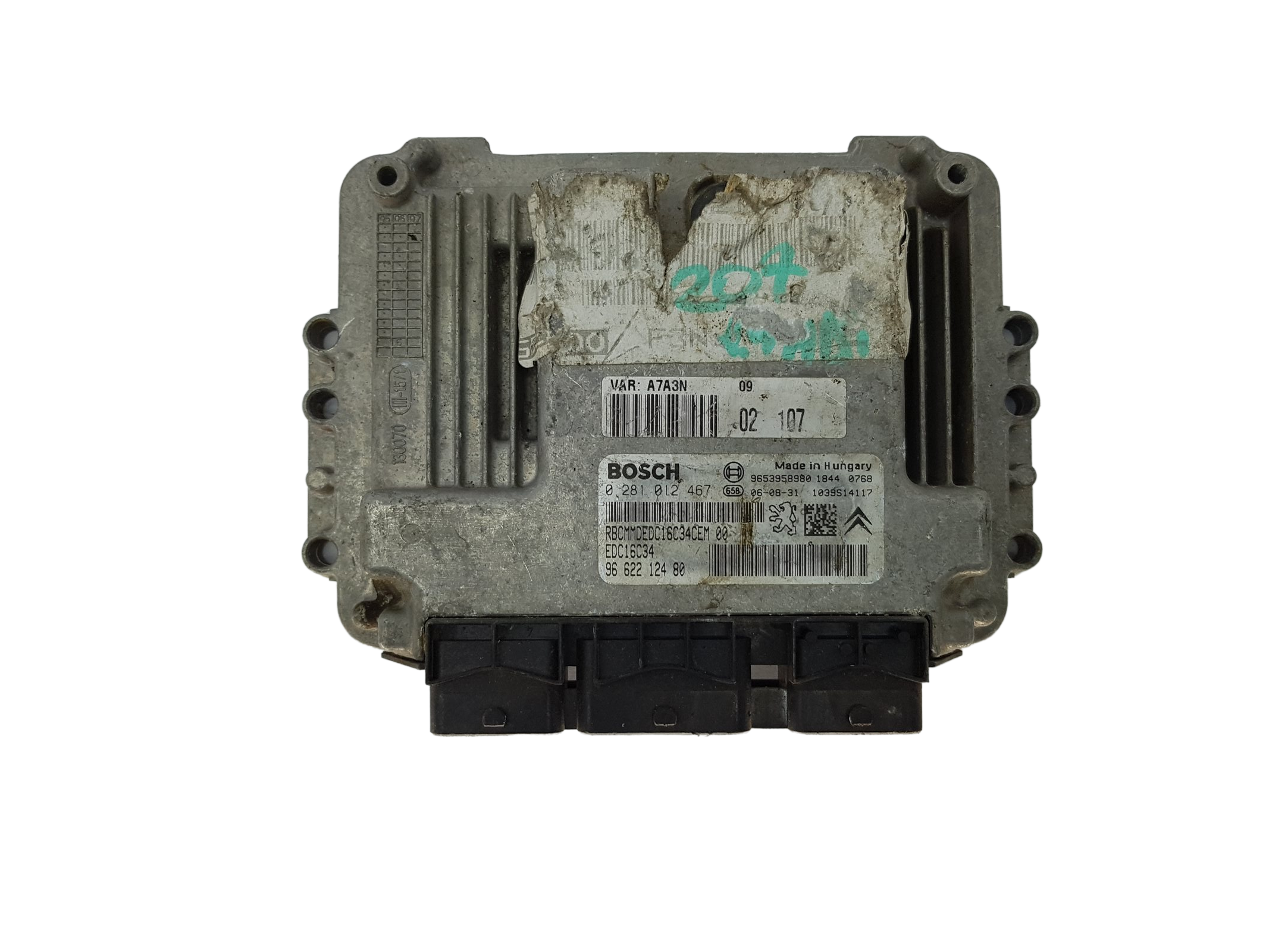 Steuergerät PSA 0281012467 9662212480 9653958980 Bosch 16281 main product photo