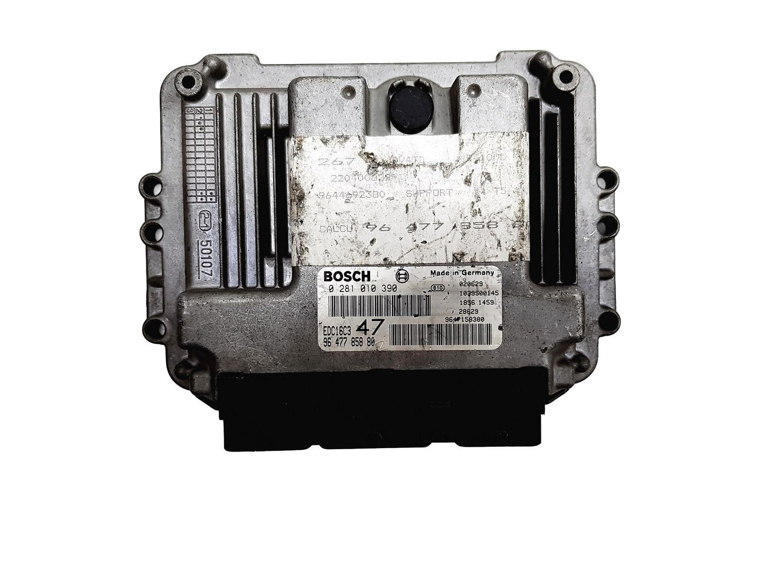 Steuergerät 0281010390 9647785880 9647158380 PSA Bosch 11941 main product photo