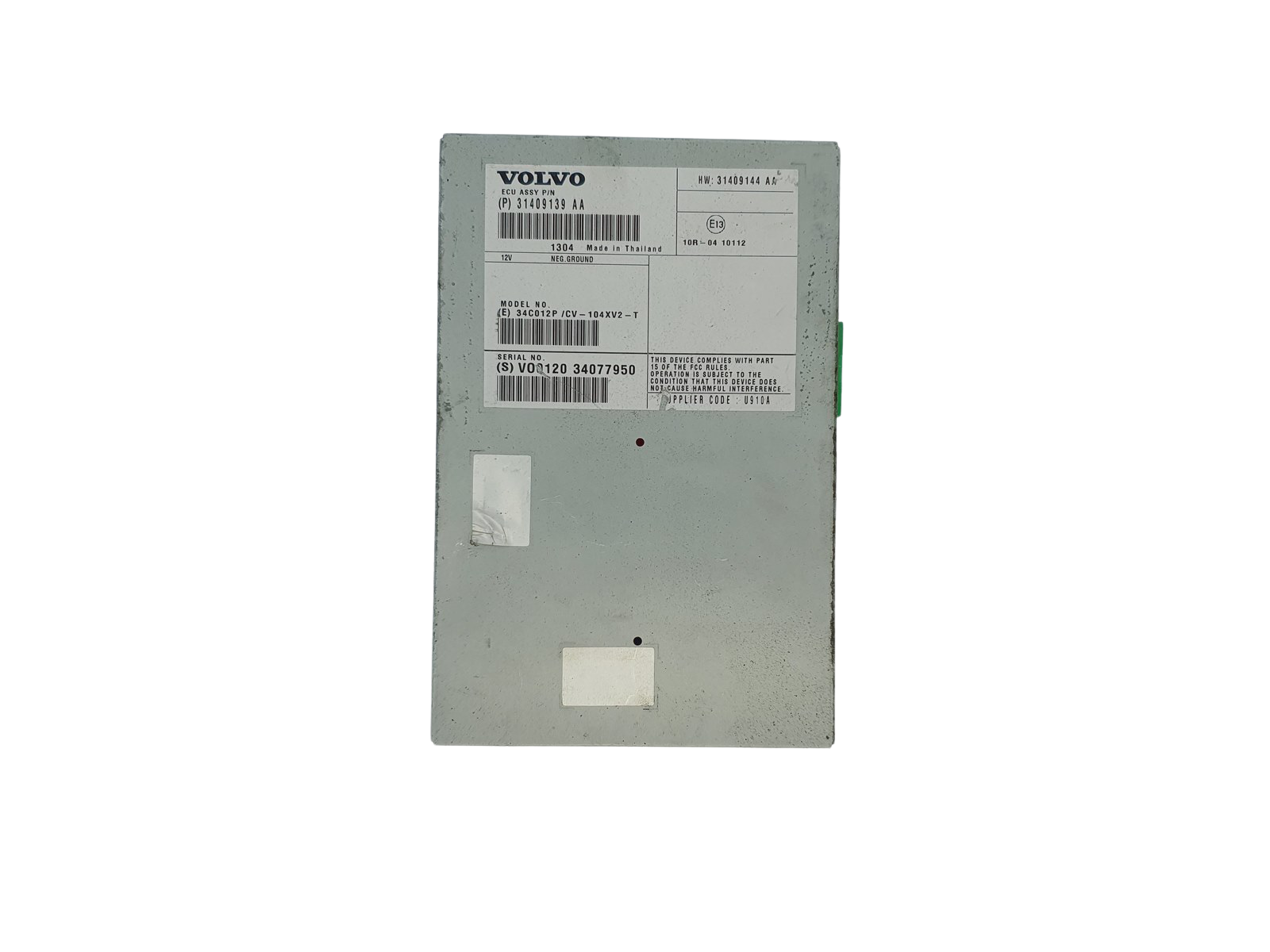 Audioverstärker Volvo 31409139AA 31409144AA main product photo