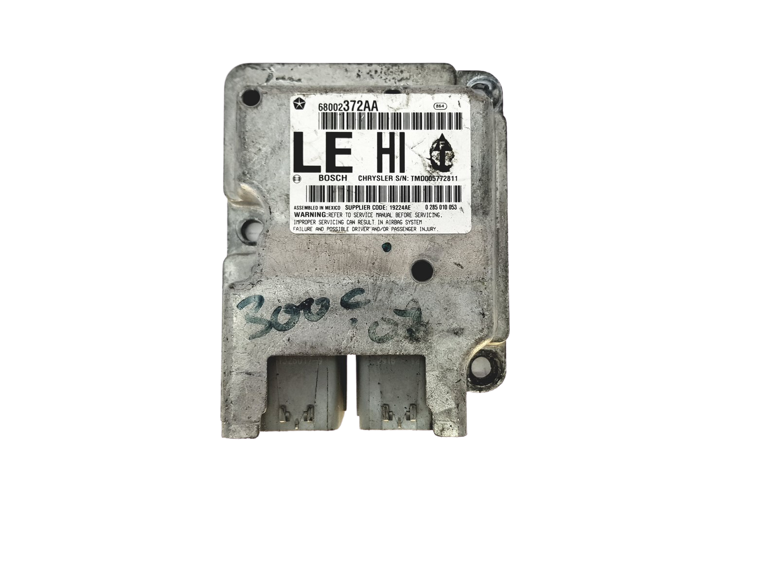 Steuergerät Moduł 68002372AA 0285010053 Chrysler Bosch main product photo