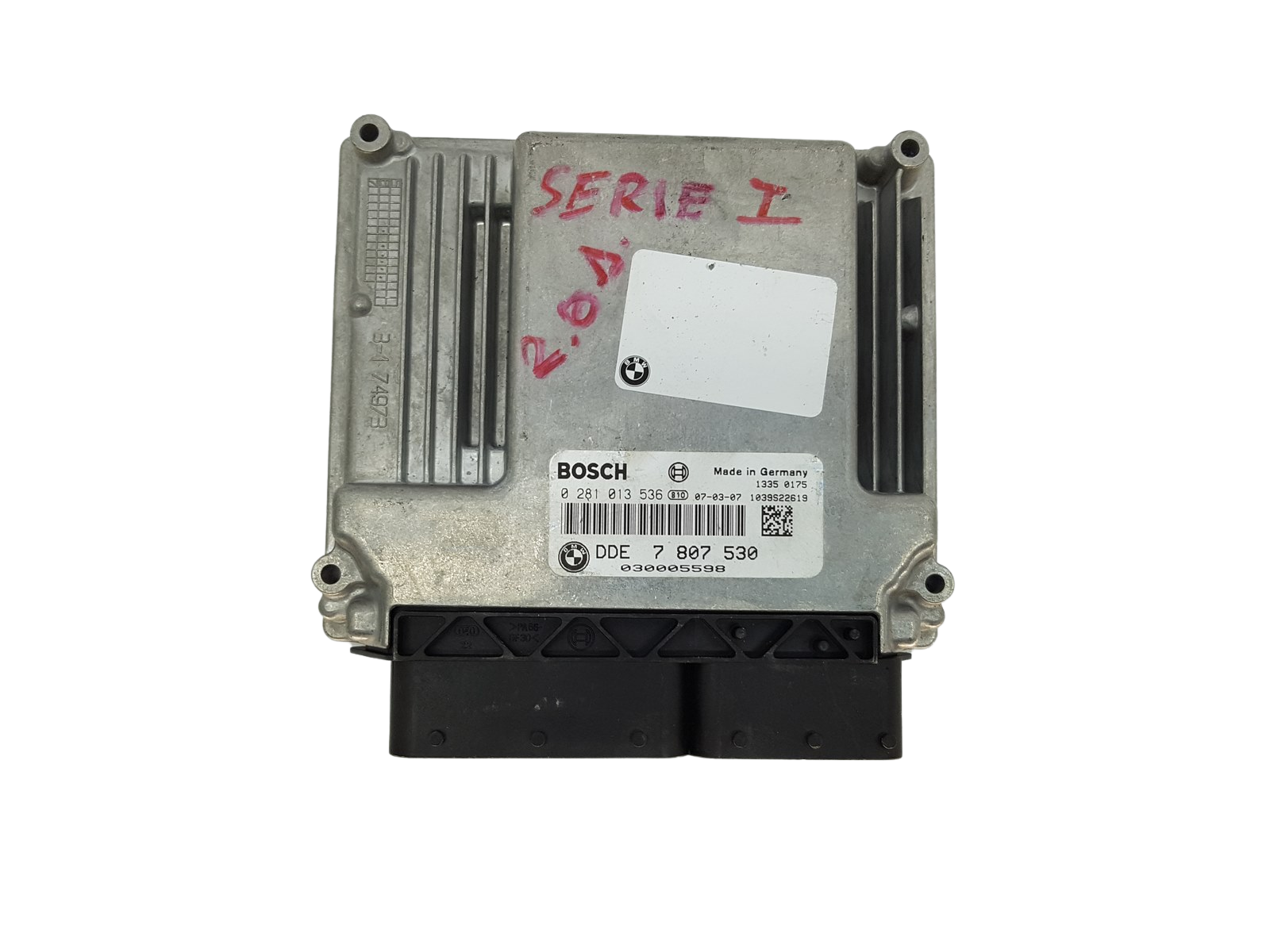 Steuergerät DDE 7807530 0281013536 BMW Bosch 16323 main product photo
