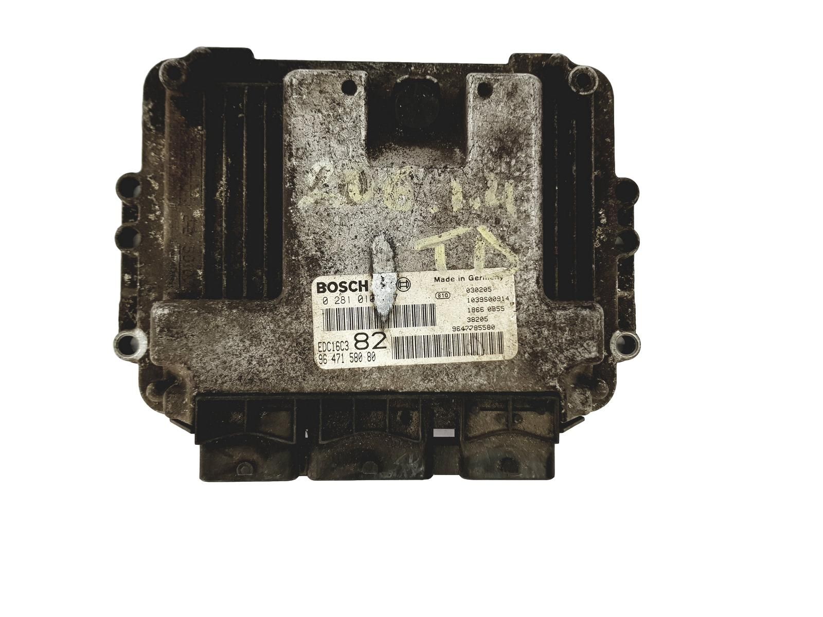 Steuergerät 0281010707 9647158080 9647785580 PSA Bosch 15035 main product photo