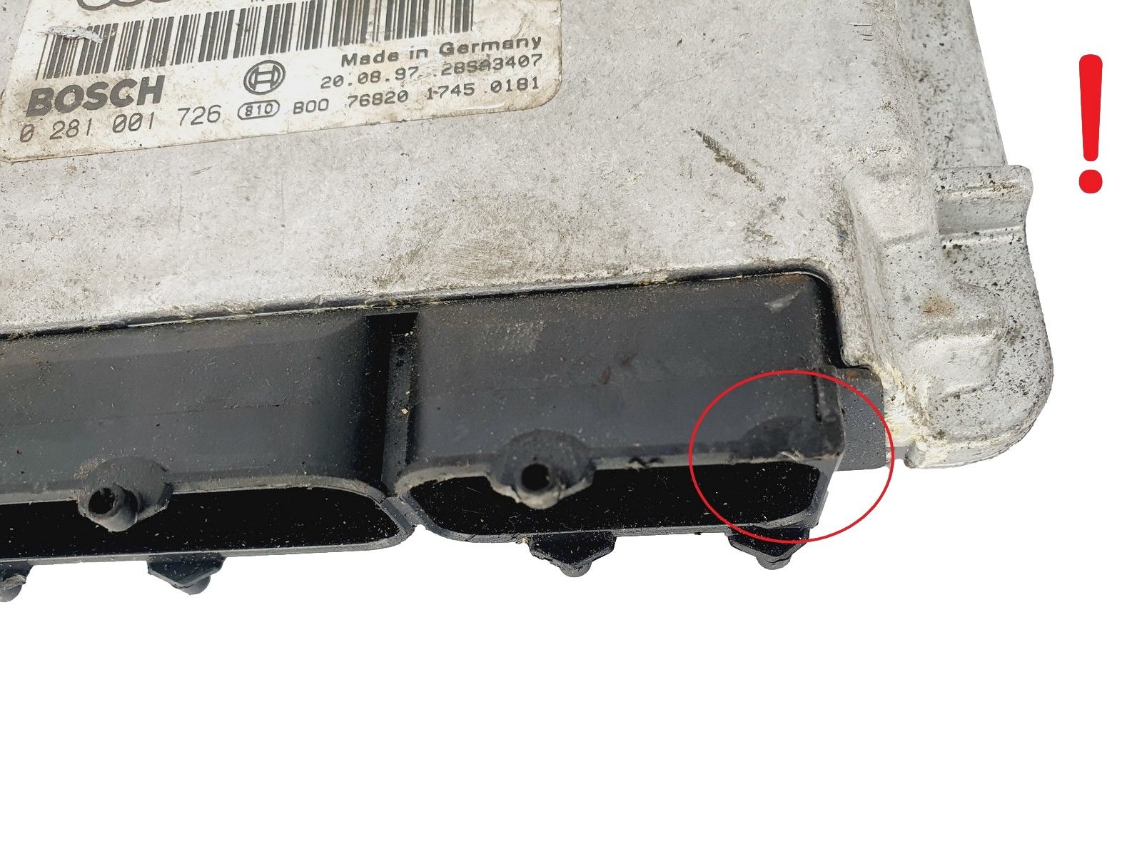Steuergerät 038906018R 0281001726 Audi Bosch 45686 main product photo