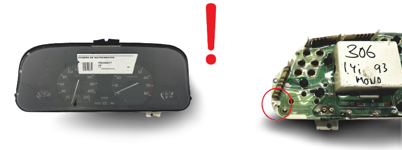 Tacho Kombiinstrument Peugeot 306 9610192480 09033509902 54763 main product photo