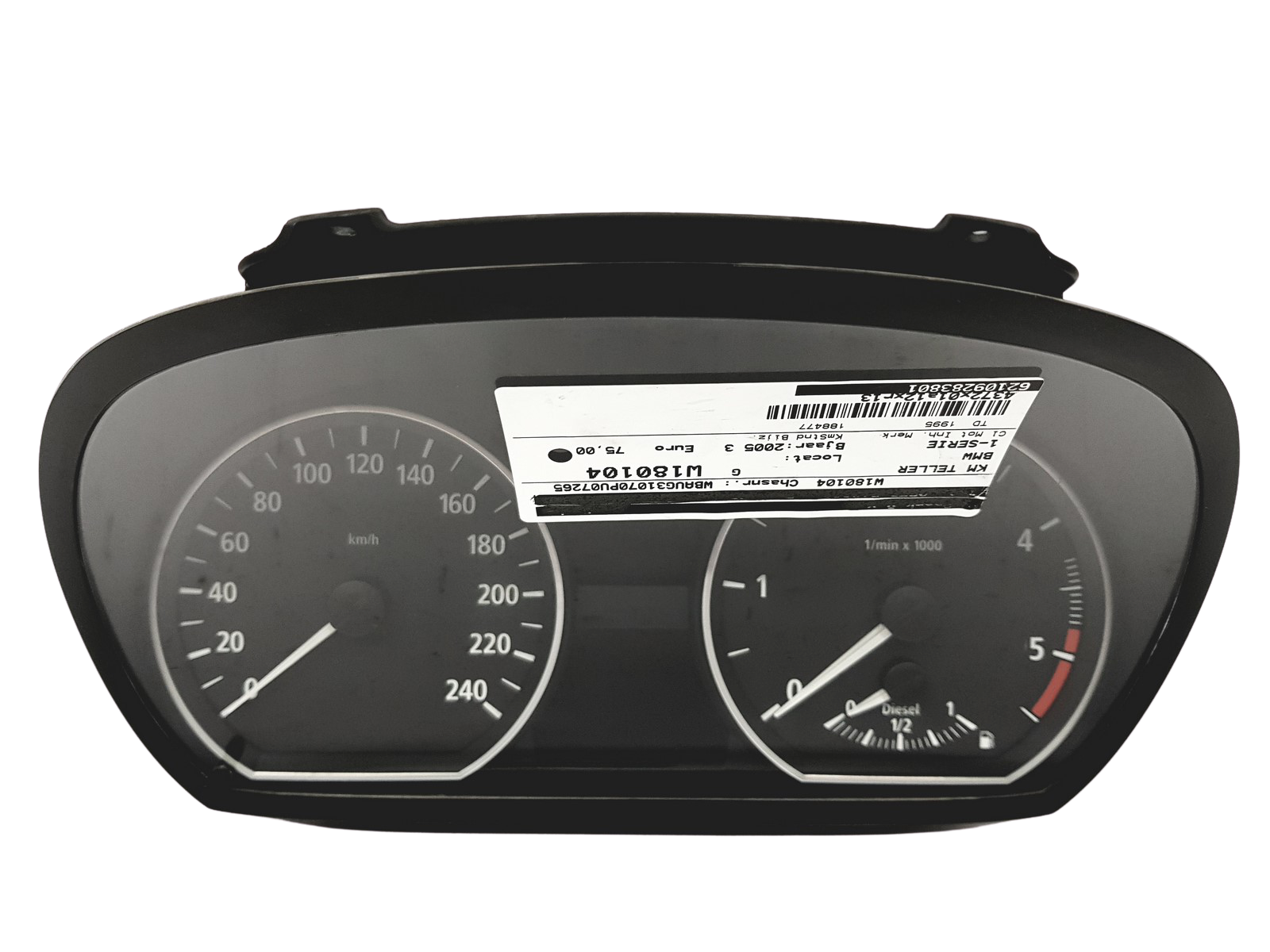 Tacho Kombiinstrument BMW 1 E87 6947136 1024952-21 32080 main product photo
