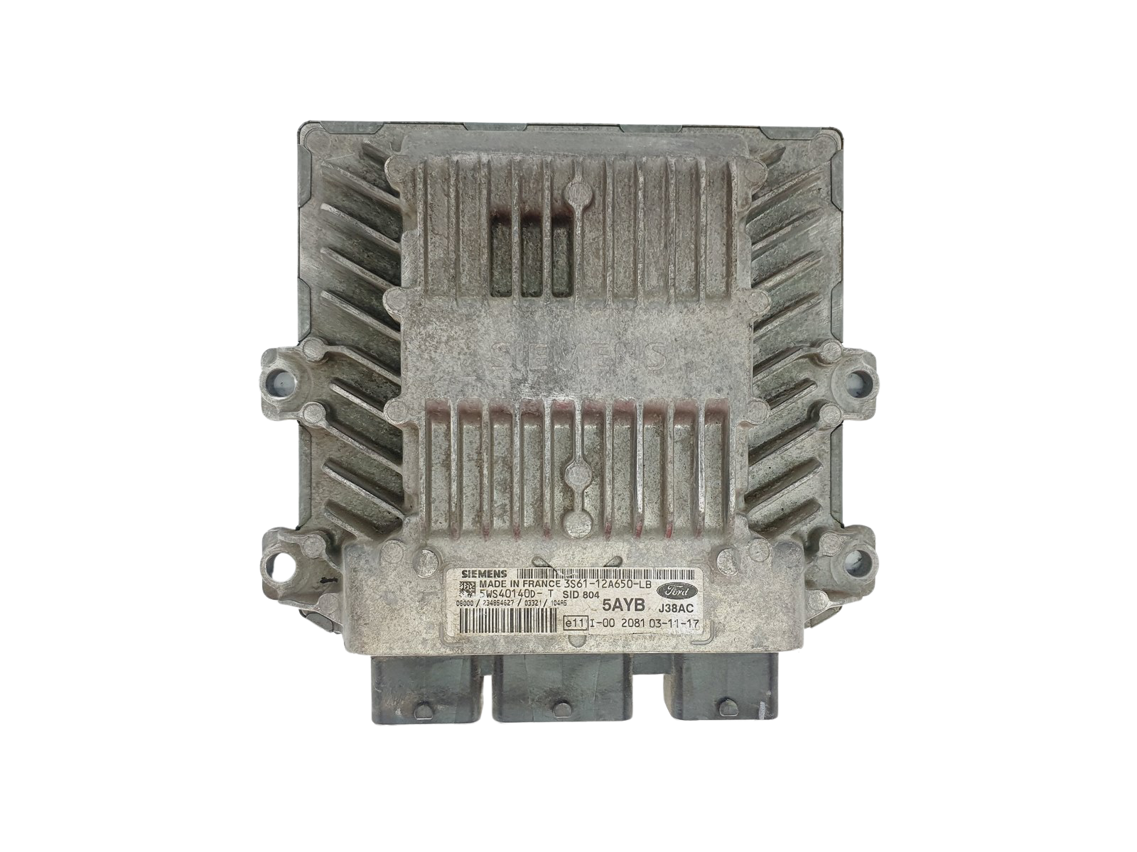 Steuergerät 3S61-12A650-LB 5WS40140D-T SID 804 Ford Siemens 42490 main product photo