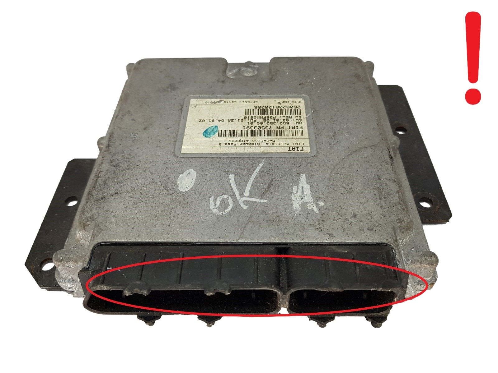 Steuergerät 73503391 4100039 P38FMM0816 Fiat Metatron 15257 main product photo