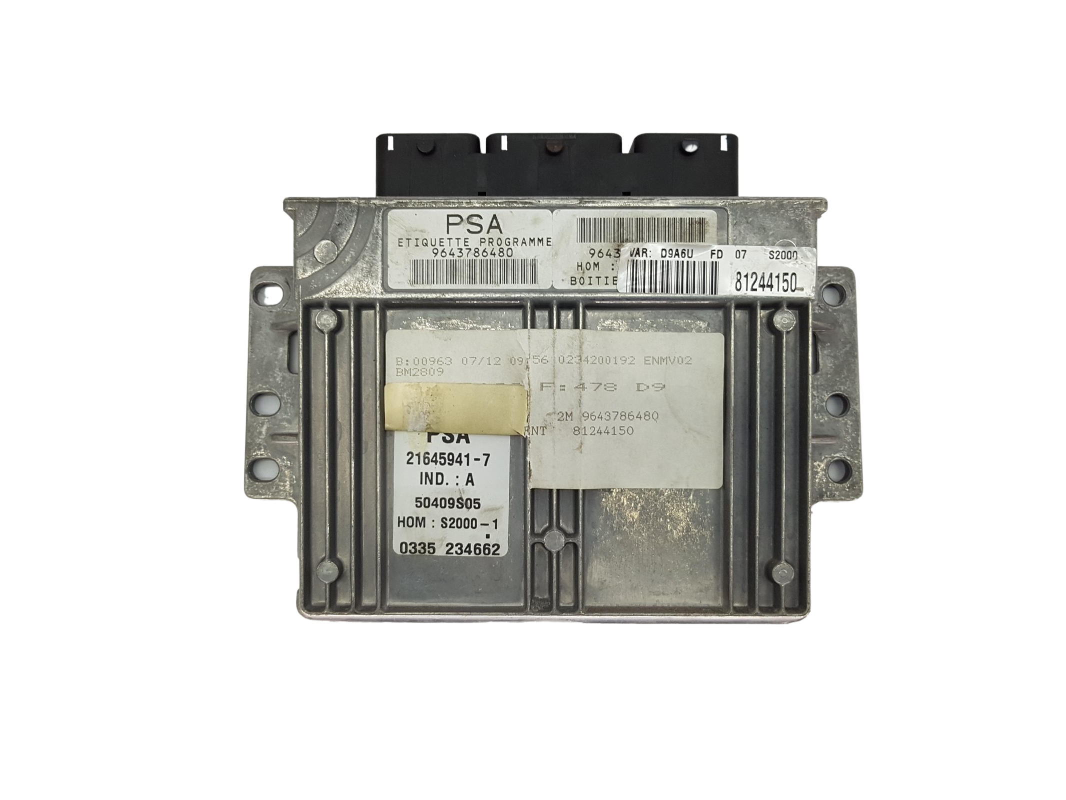 Steuergerät 9643786480 9643786680-01 21645941-7 PSA Sagem 19429 main product photo