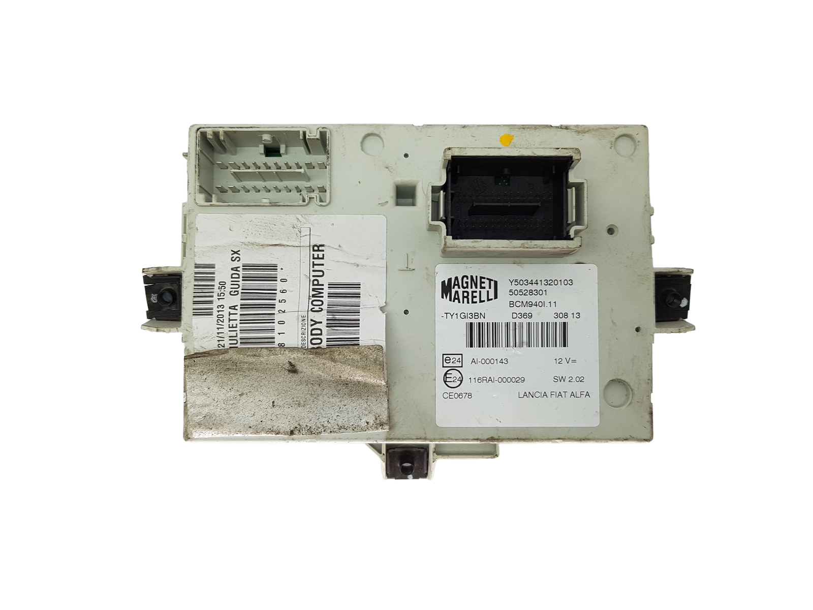 Sicherungskasten Relaiskasten 50528301 BCM940I.11 116RAI-000029 Alfa Romeo main product photo