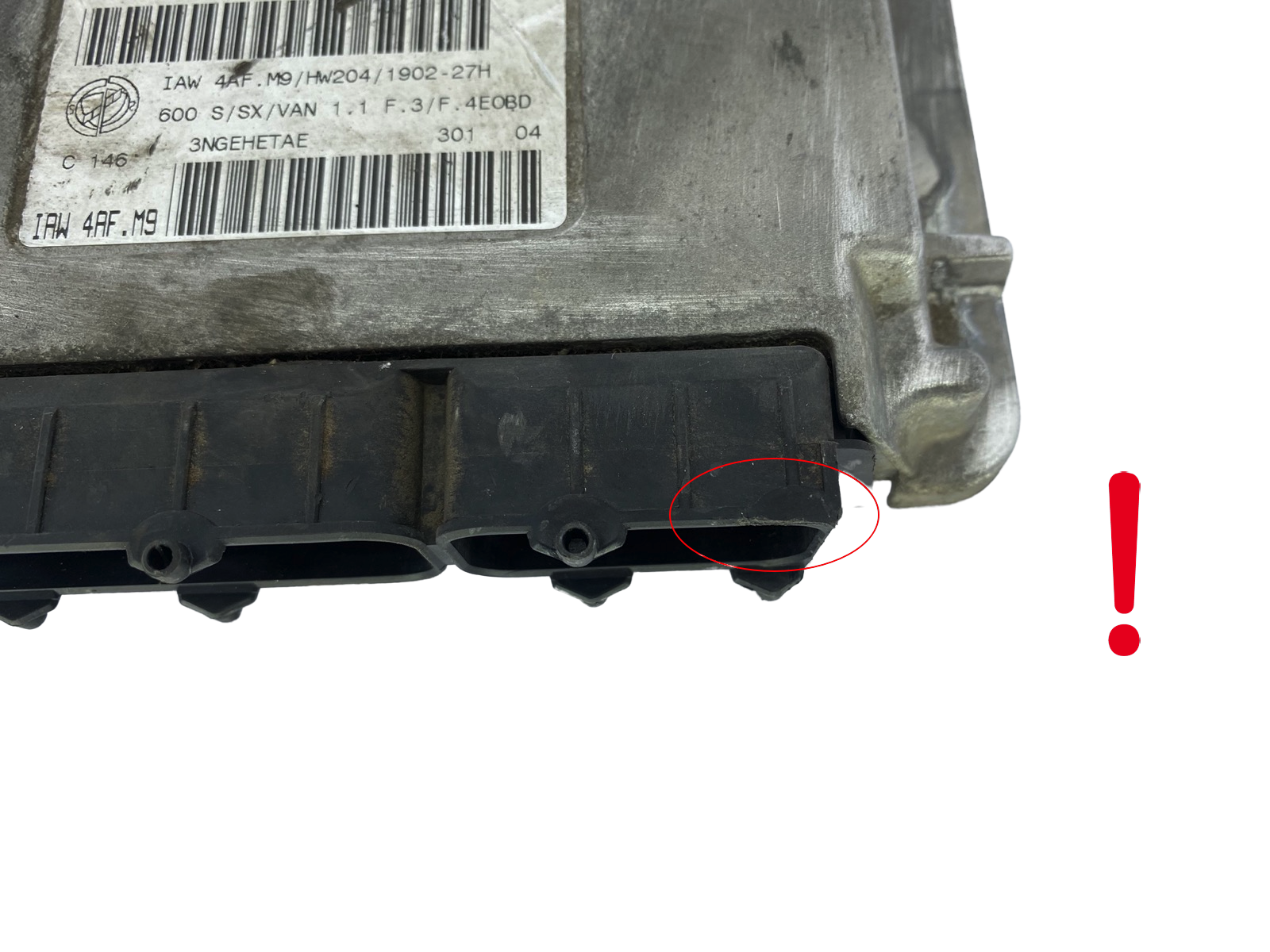 Steuergerät IAW 4AF.M9 55187372 61600.627.05 Fiat Magneti Marelli 48778 main product photo