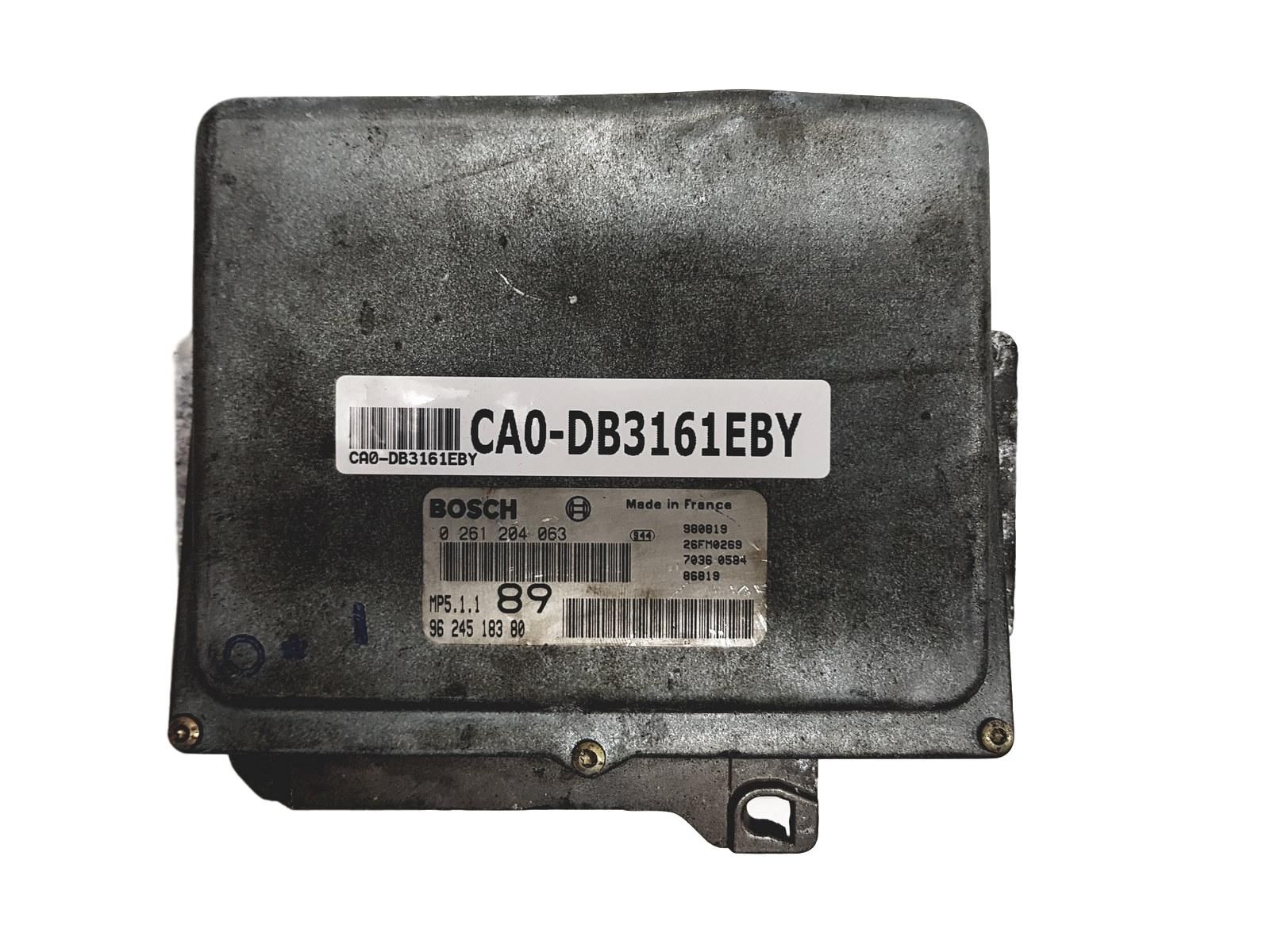 Steuergerät 0261204063 9624518380 MP5.1.1 PSA Bosch 3161 main product photo